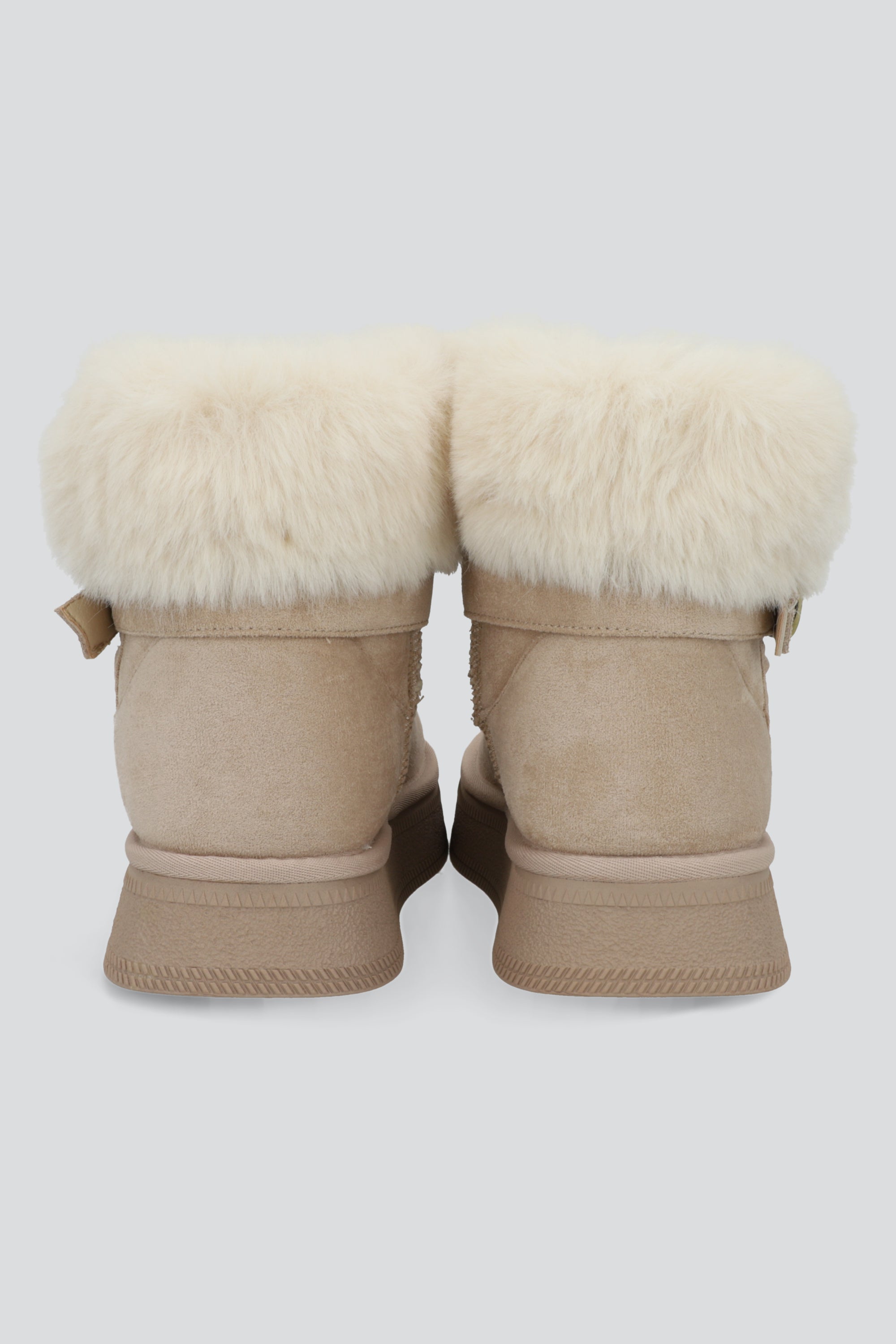 Bota invierno peluche plataforma TAUPE