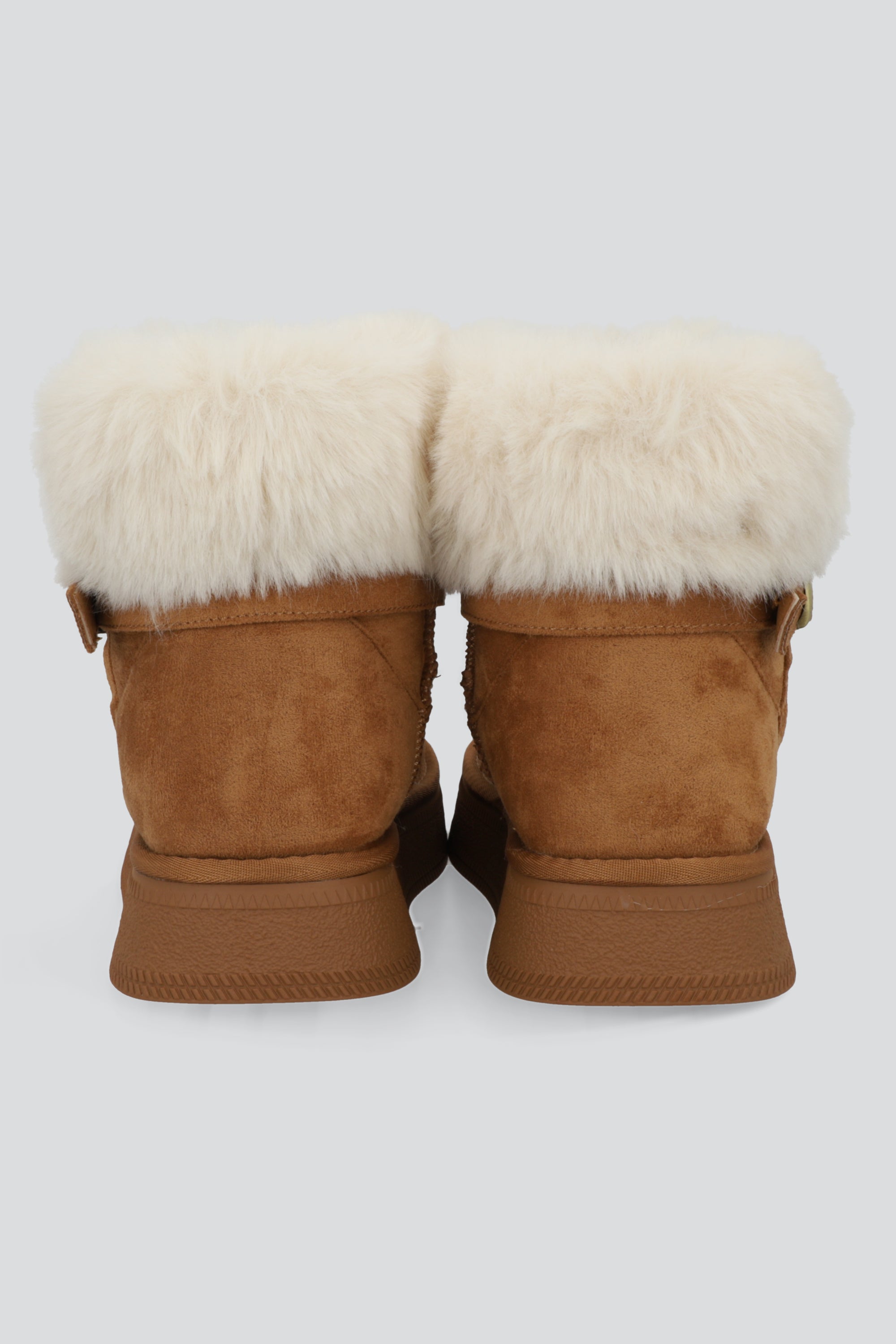 Bota invierno peluche plataforma CAMELLO