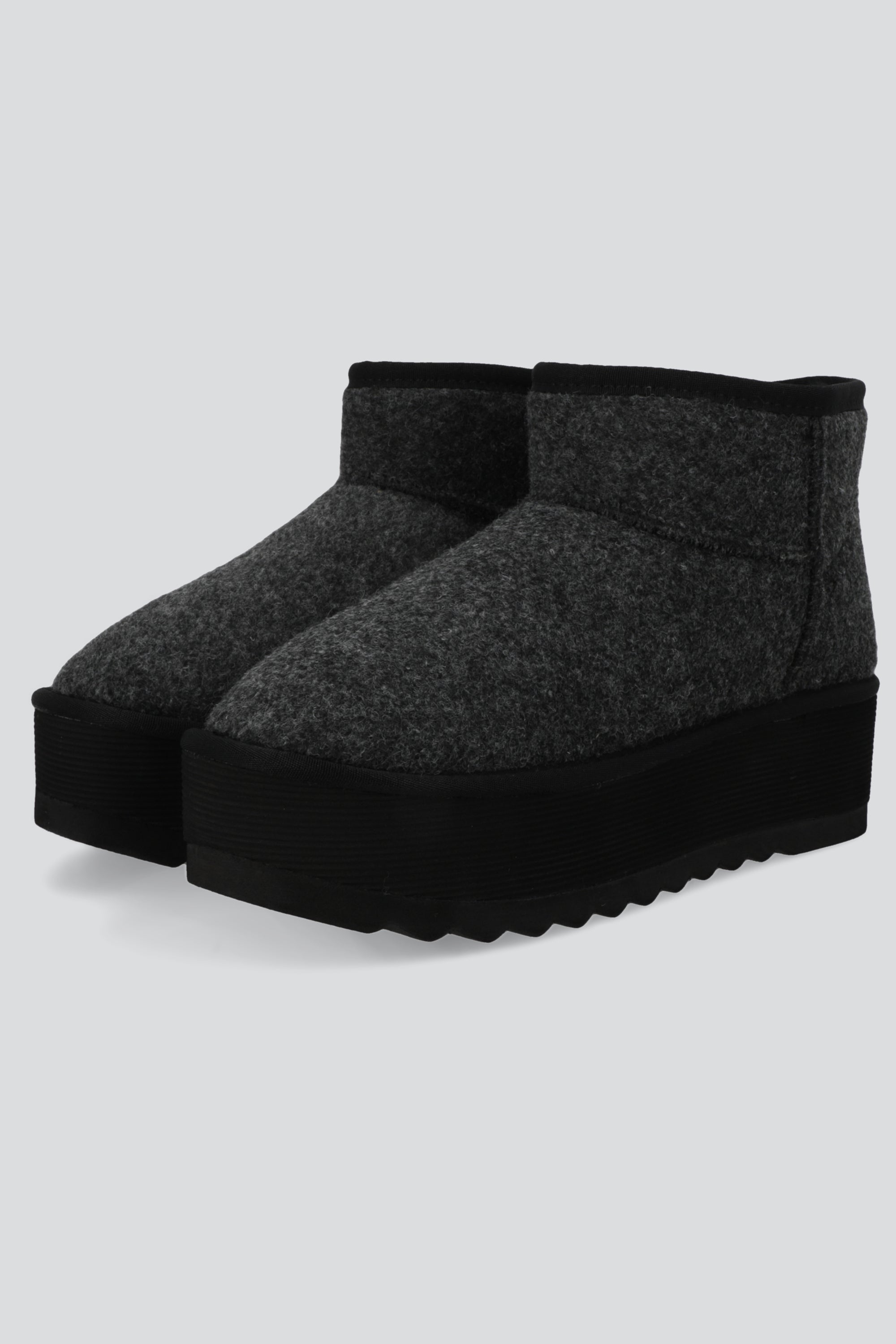 Bota invierno corta sherpa GRIS