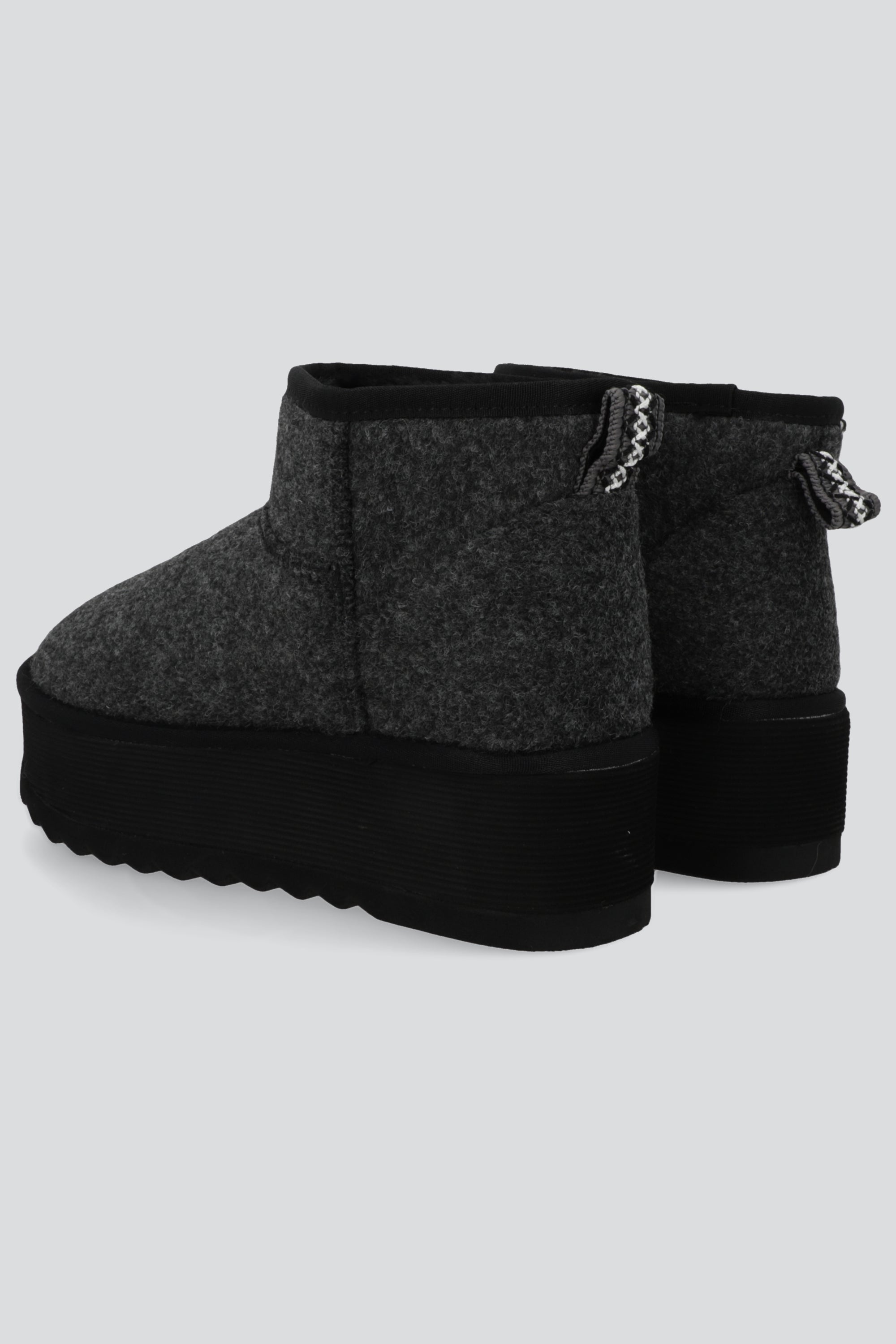Bota invierno corta sherpa GRIS