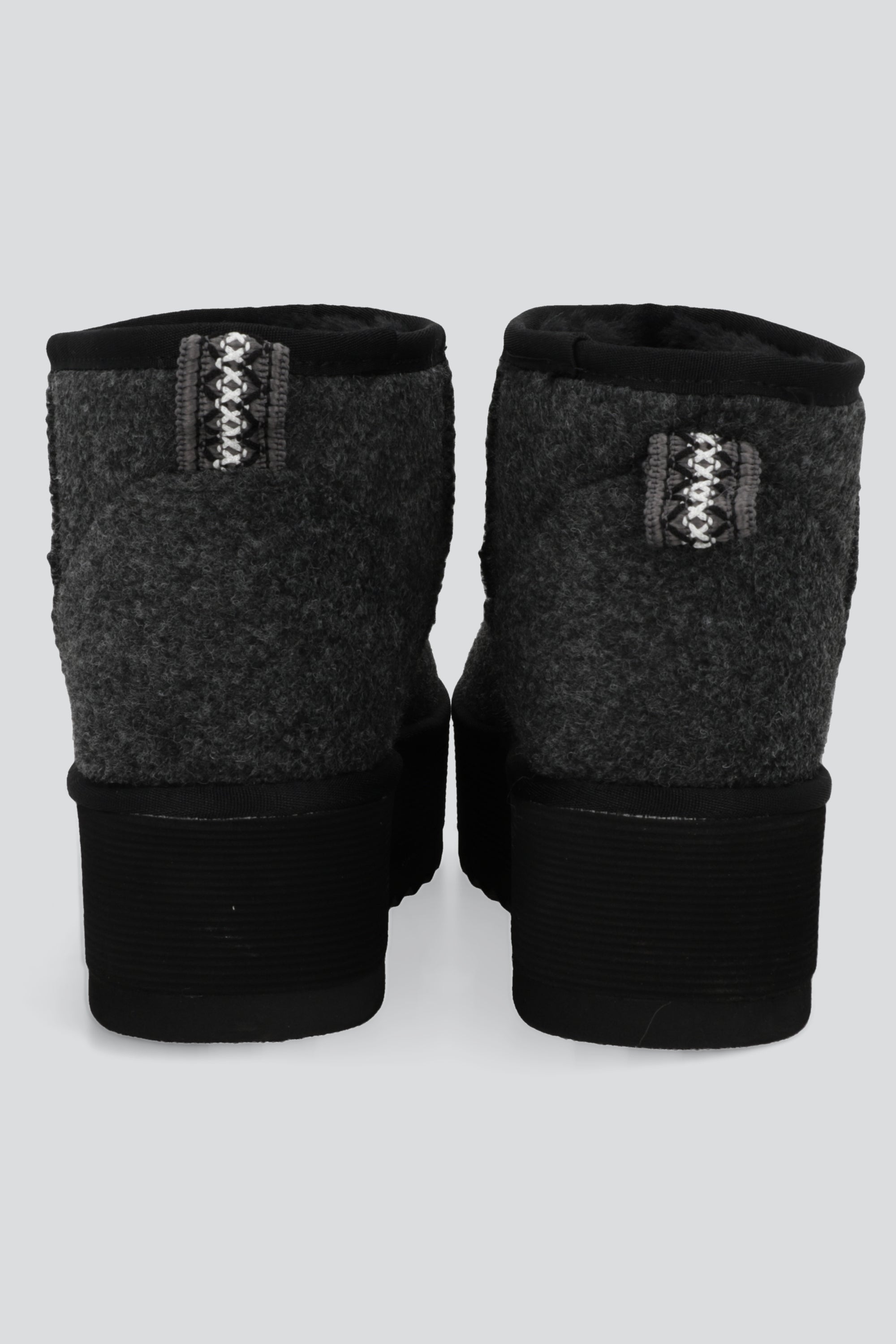 Bota invierno corta sherpa GRIS