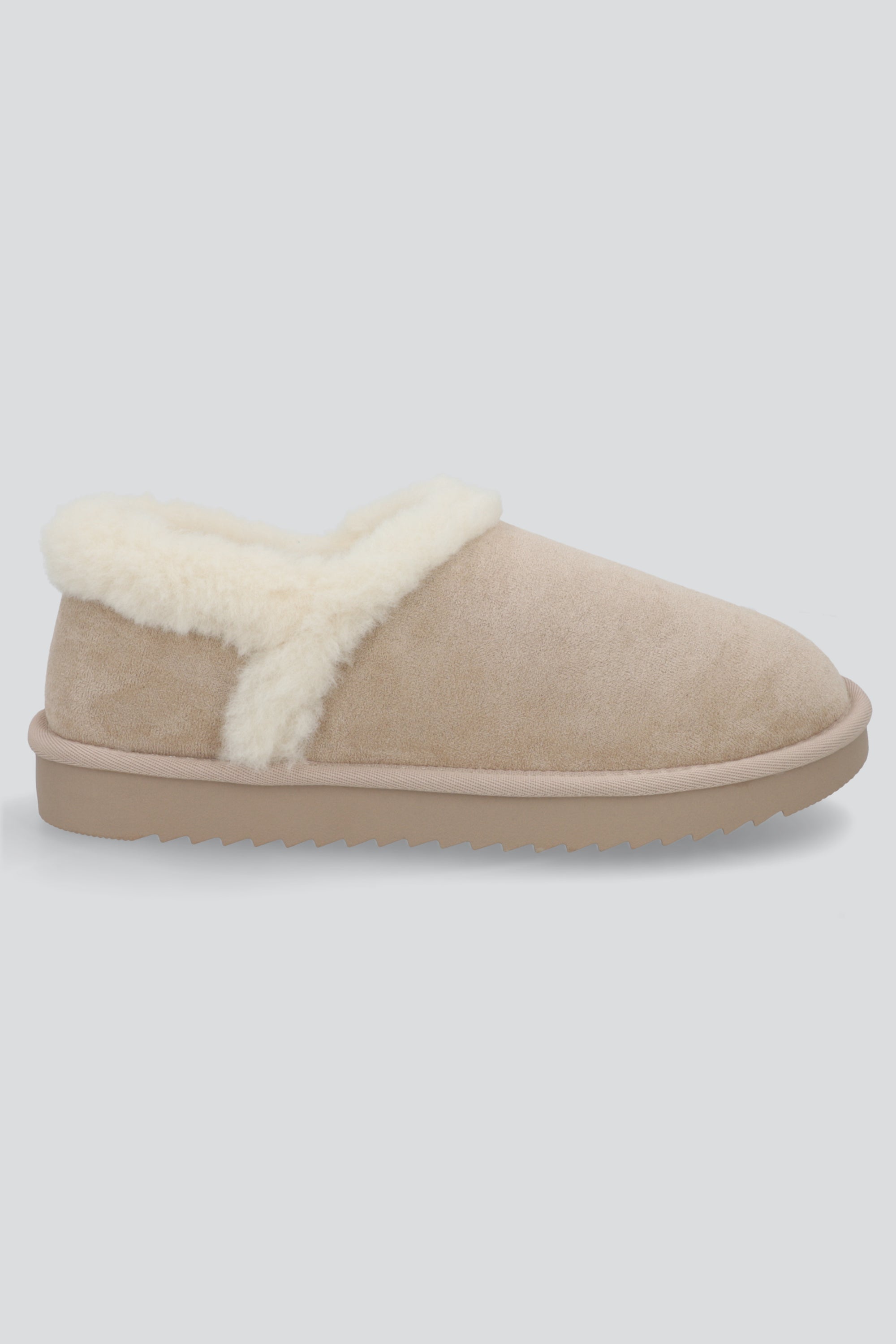 Bota invierno corta peluche TAUPE