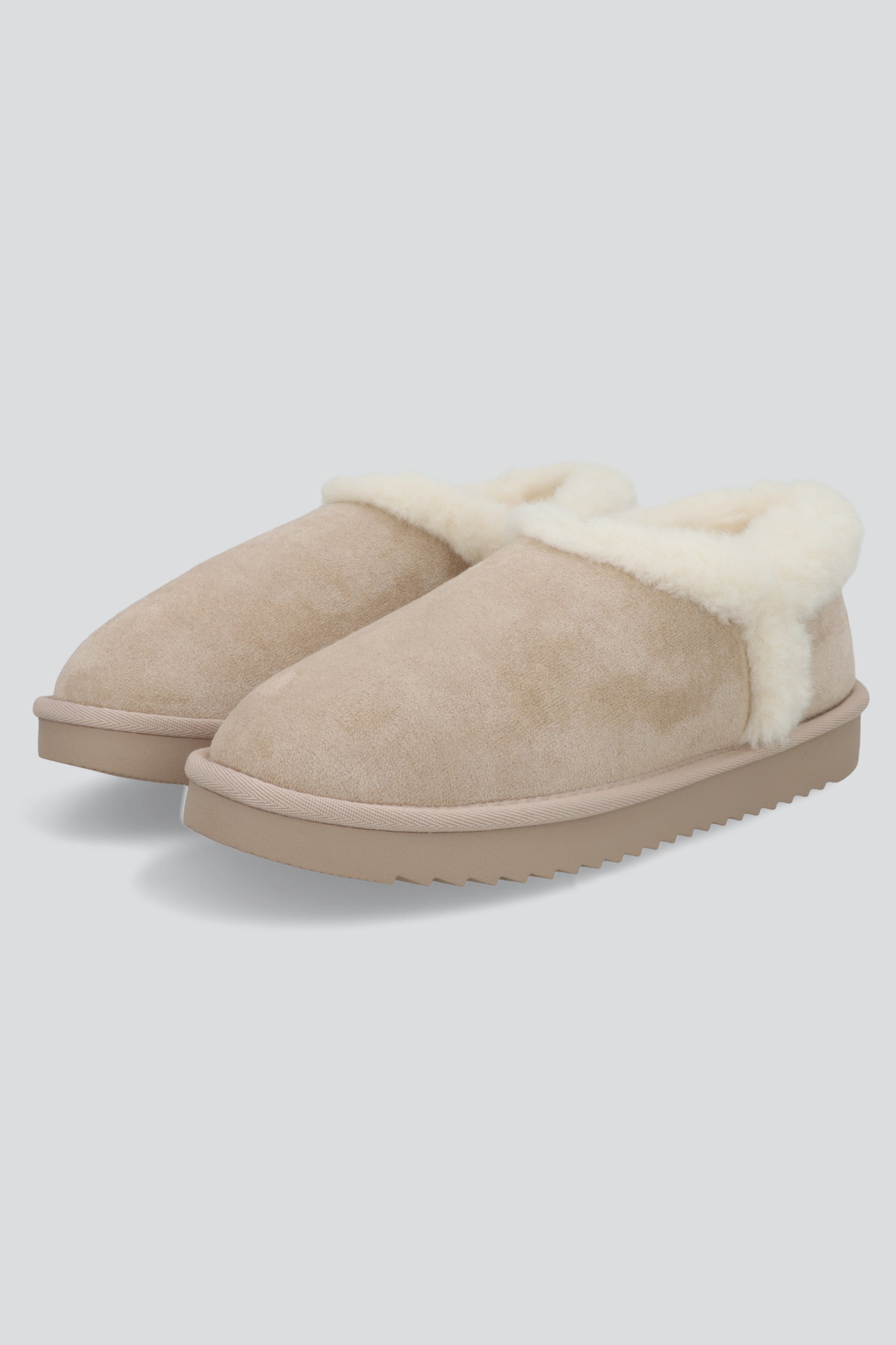 Bota invierno corta peluche TAUPE