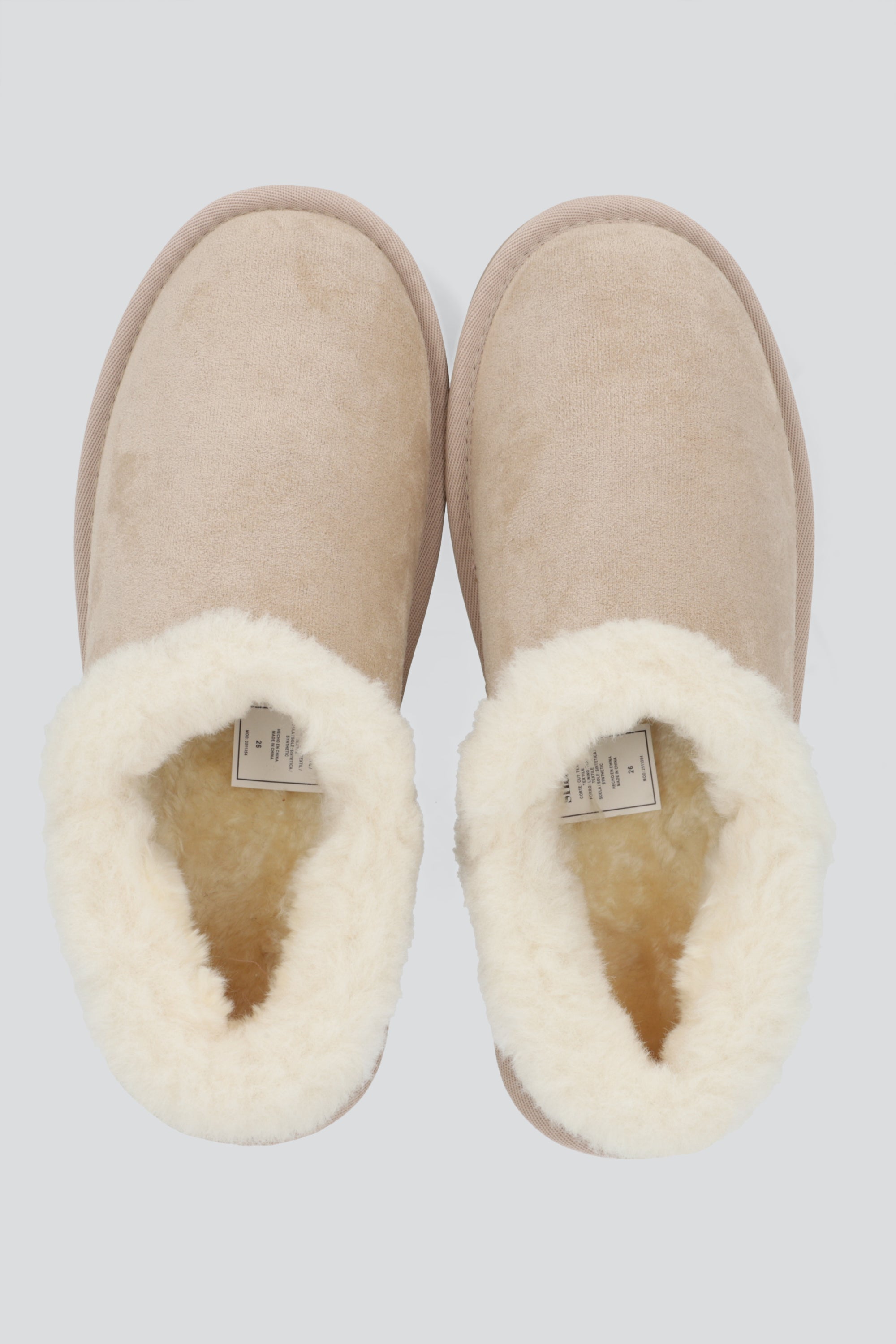 Bota invierno corta peluche TAUPE