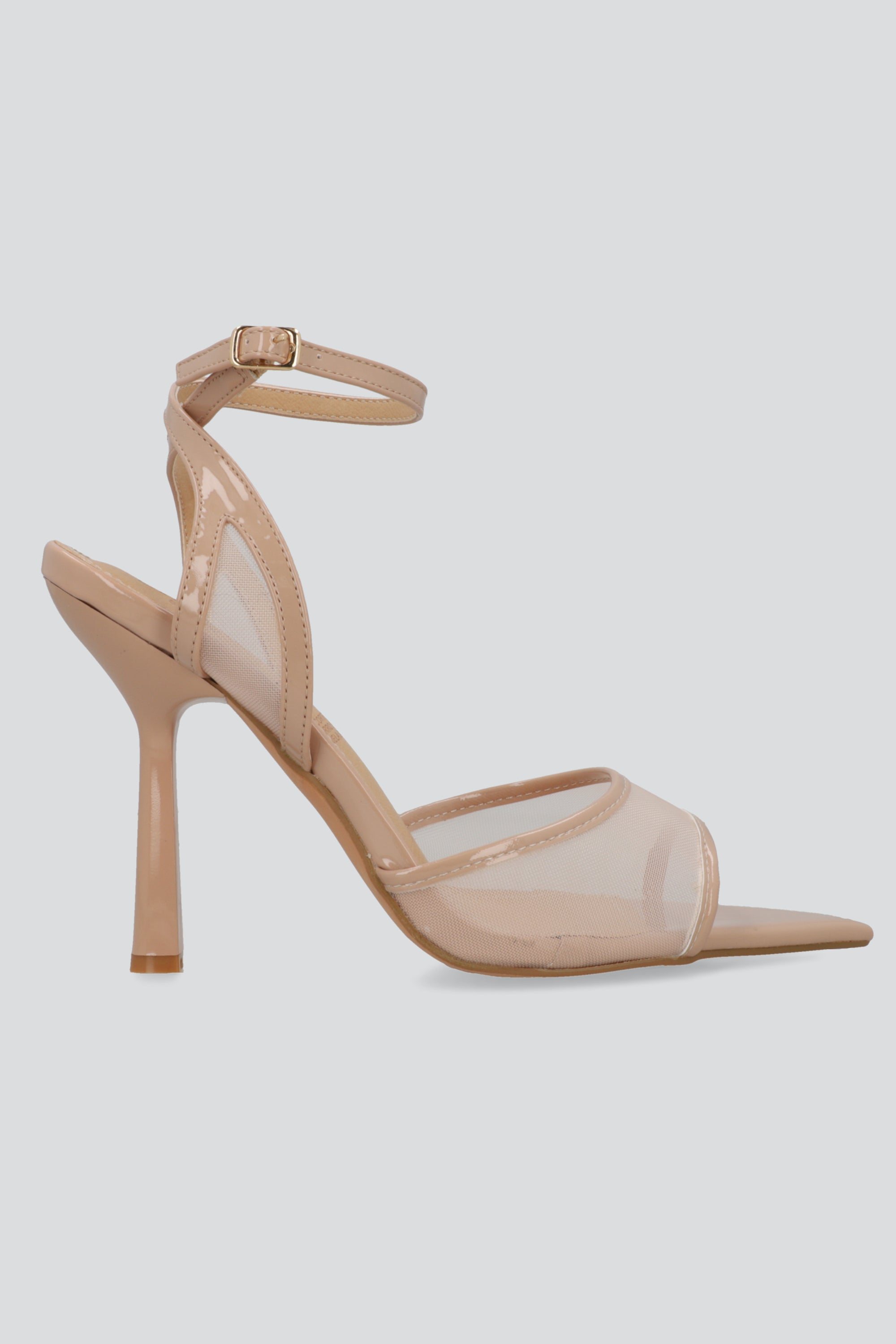 Tacon puntal abierto cortes mesh NUDE