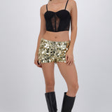 Shorts de lentejuela mini