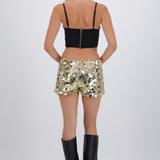 Shorts de lentejuela mini