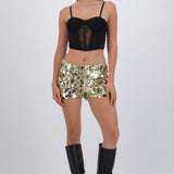 Shorts de lentejuela mini