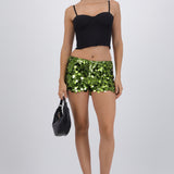Shorts de lentejuela mini