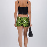 Shorts de lentejuela mini