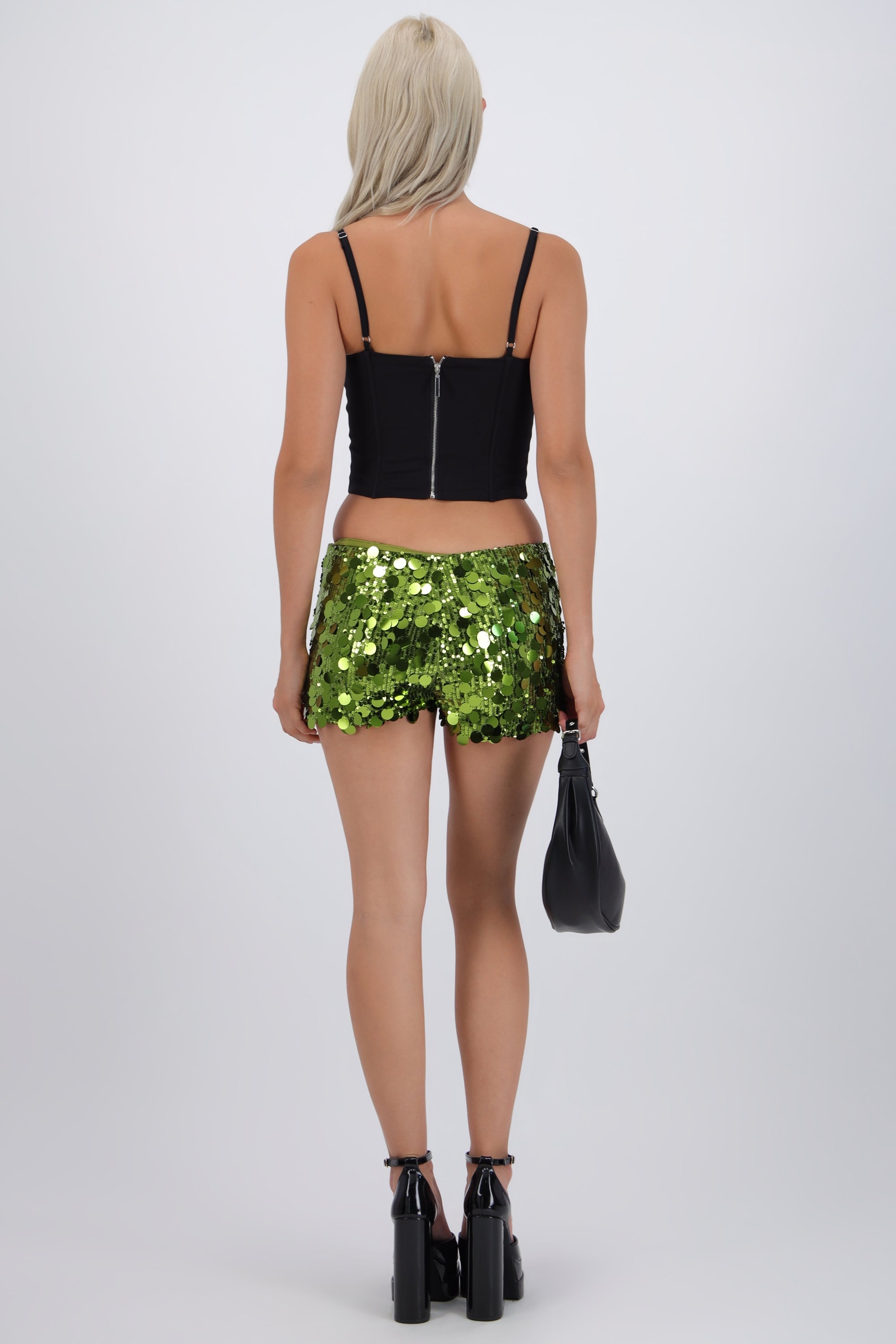 Shorts de lentejuela mini