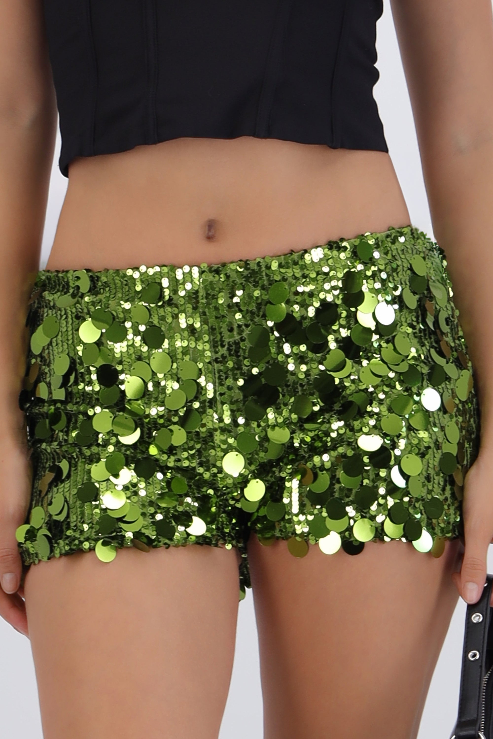 Shorts de lentejuela mini