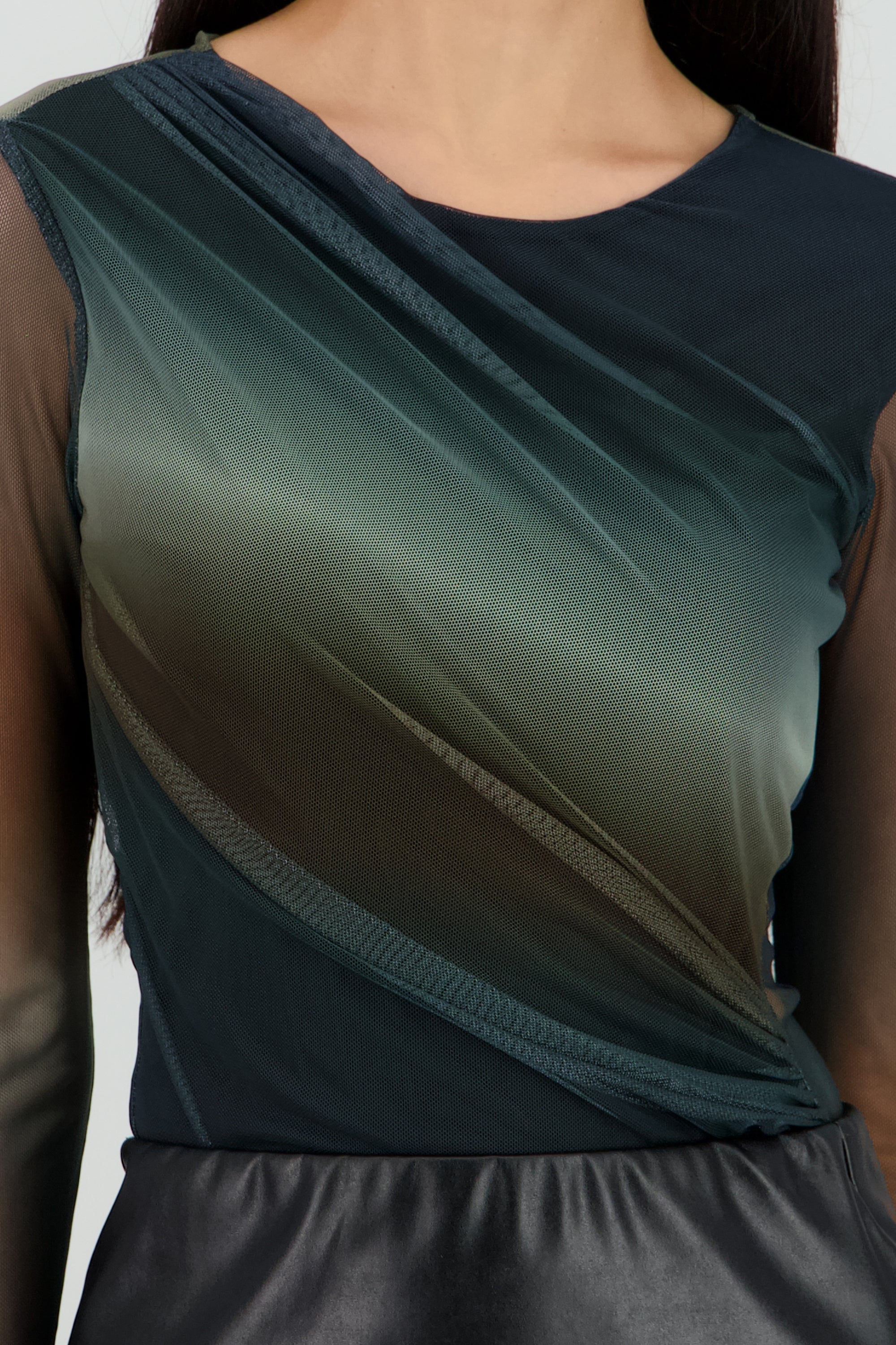 Bodysuit manga larga degradado AZUL COMBO
