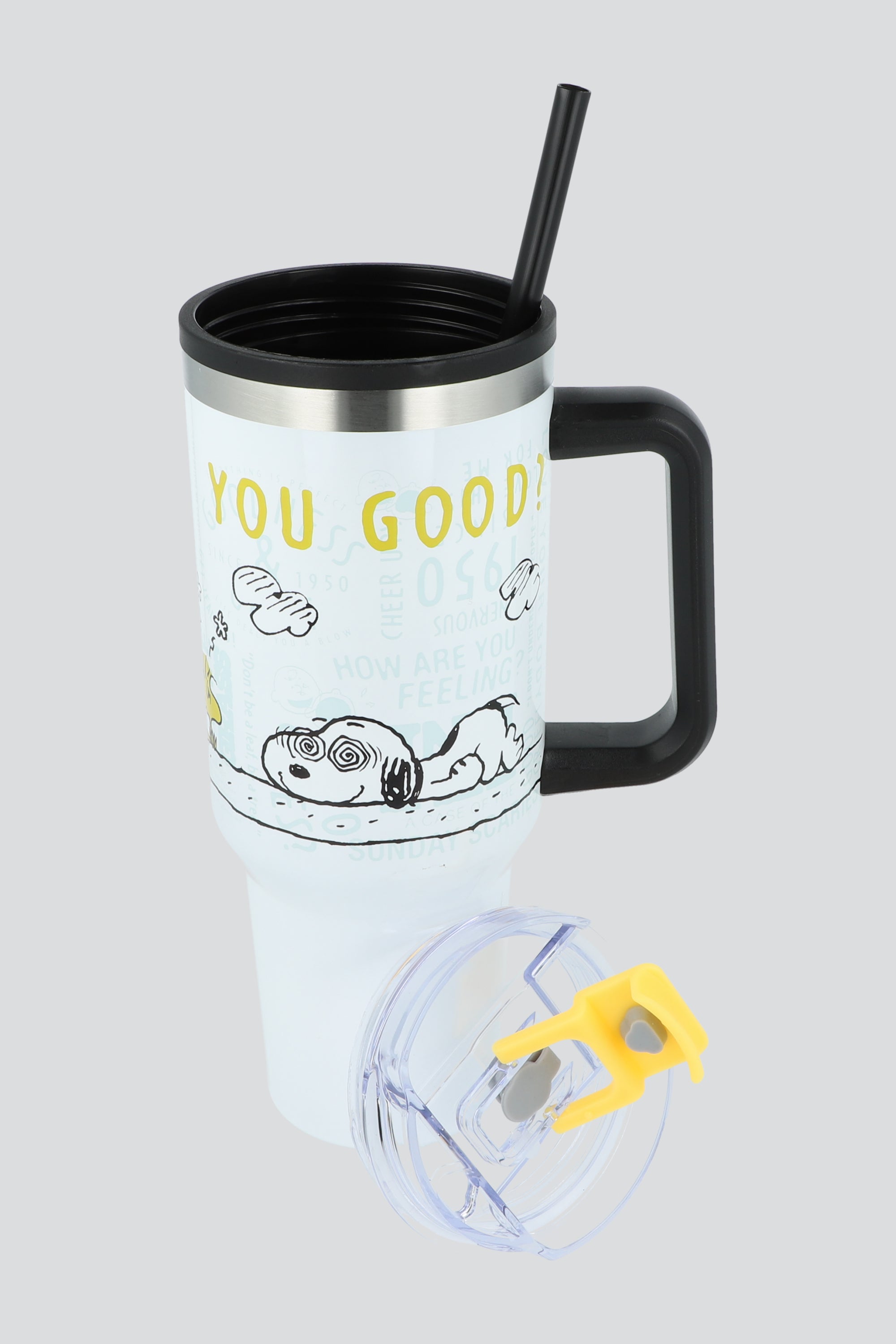 Termo doble pared Snoopy tapa hermetica 1.2L BLANCO COMBO