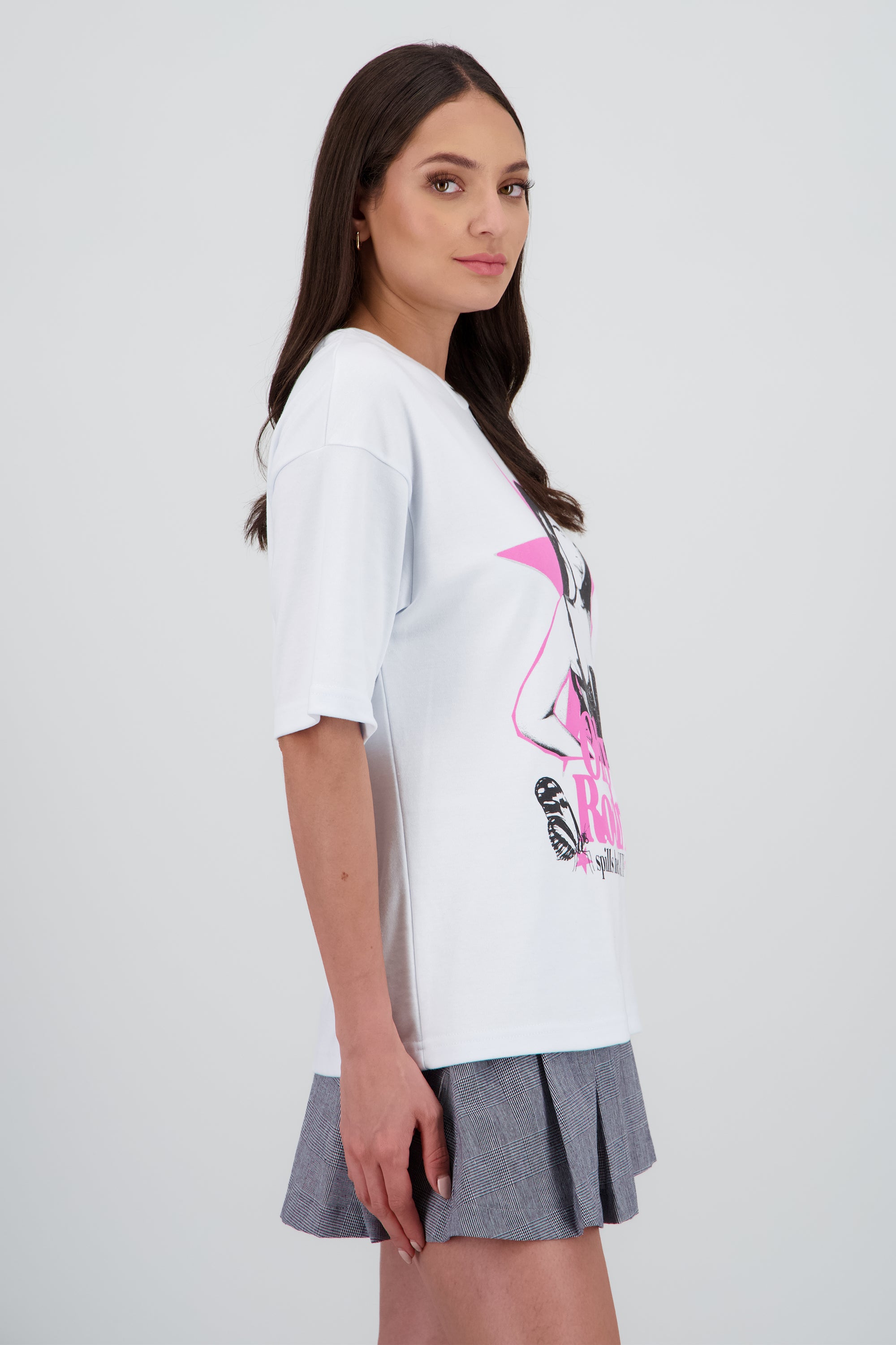 Playera Olivia Rodrigo estrella BLANCO