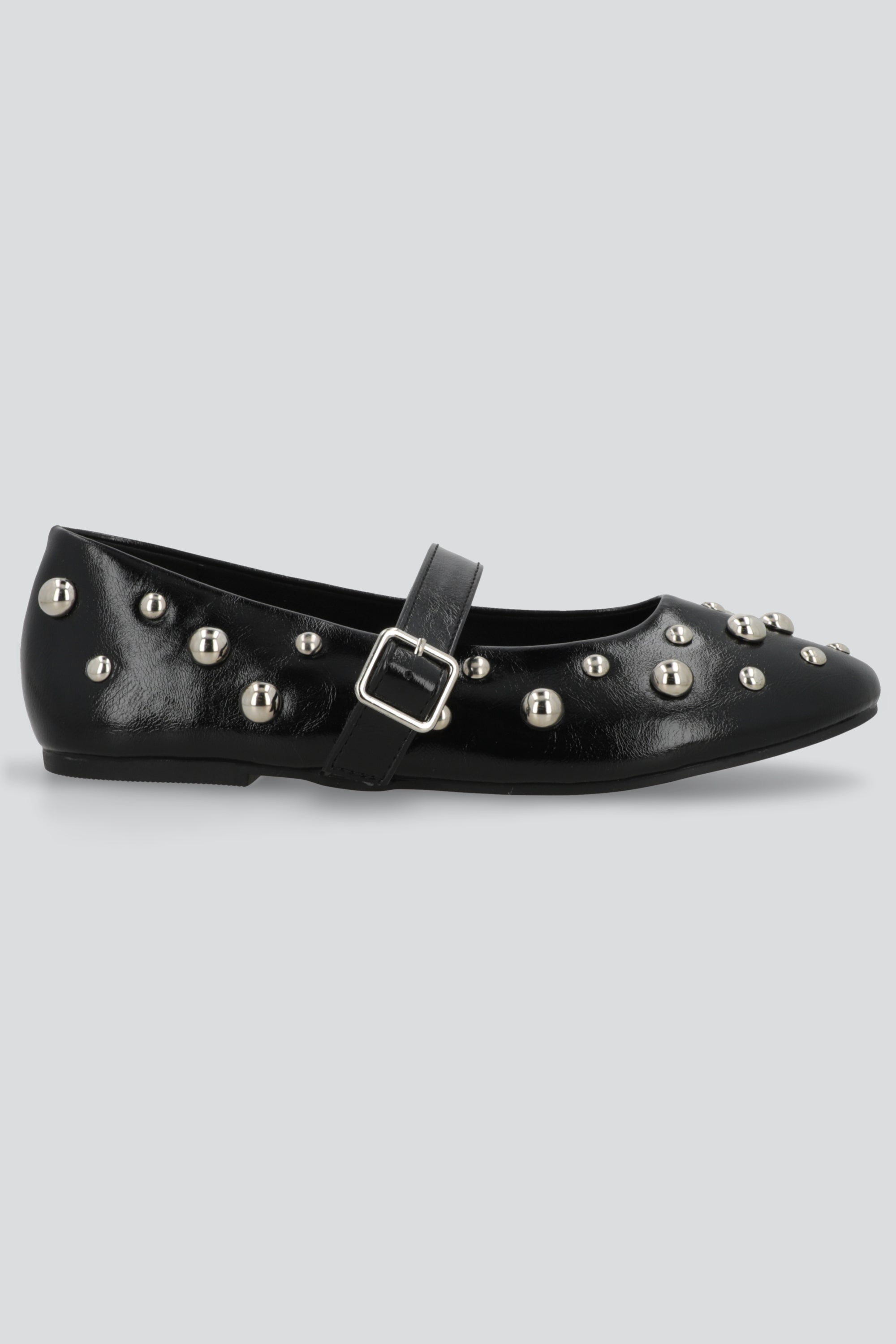 Flat maryjane studs grandes NEGRO