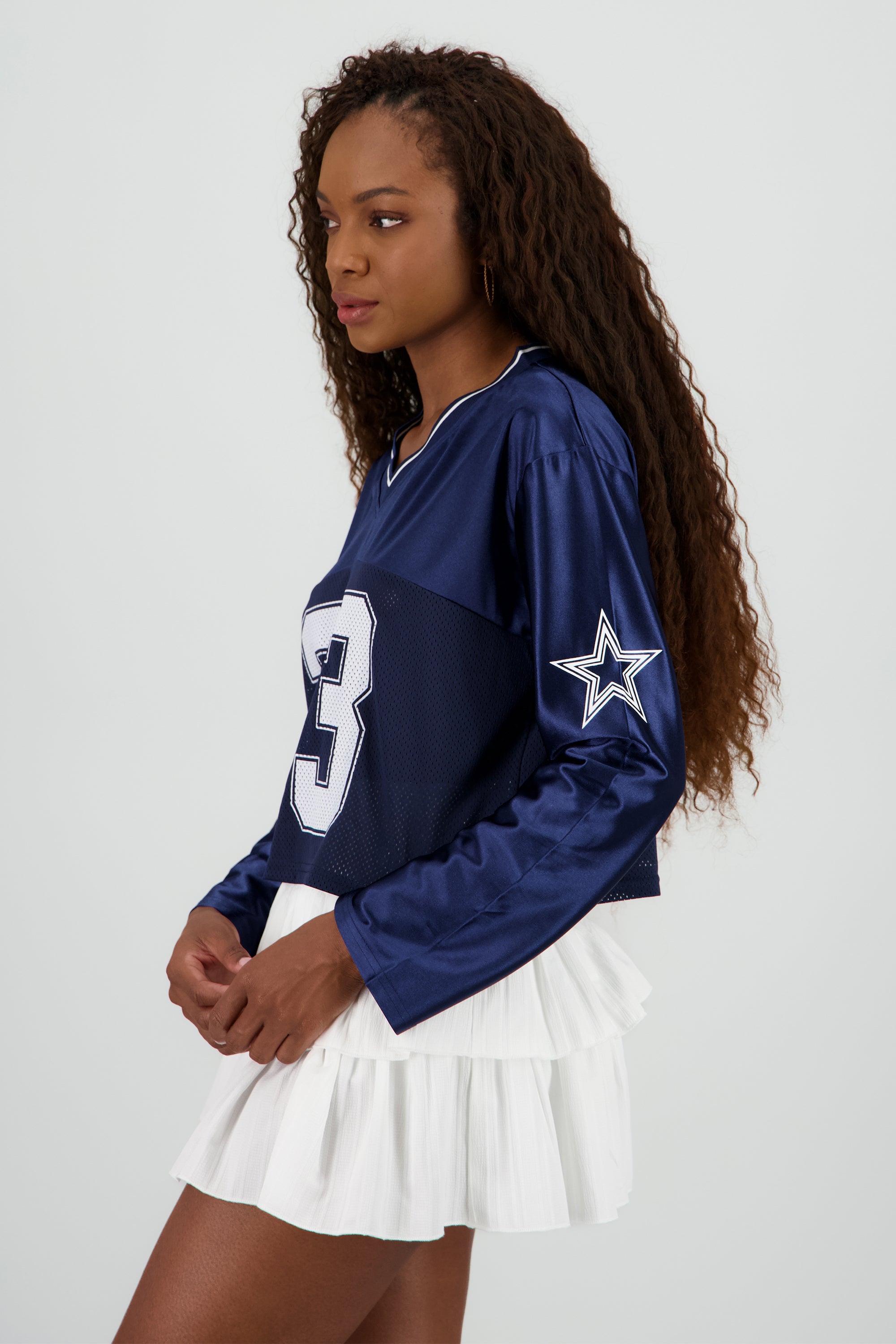 Playera tipo deportiva de manga larga MARINO COMBO