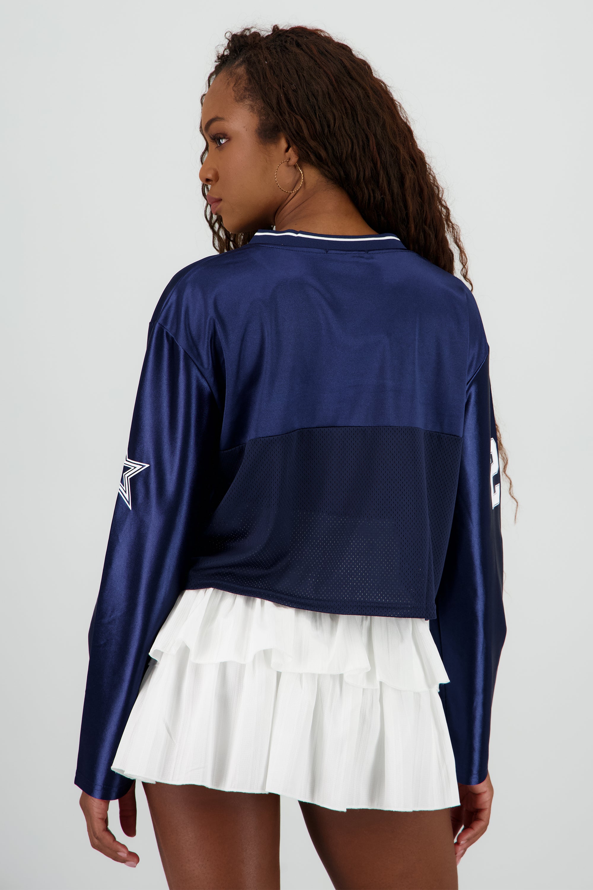 Playera tipo deportiva de manga larga MARINO COMBO