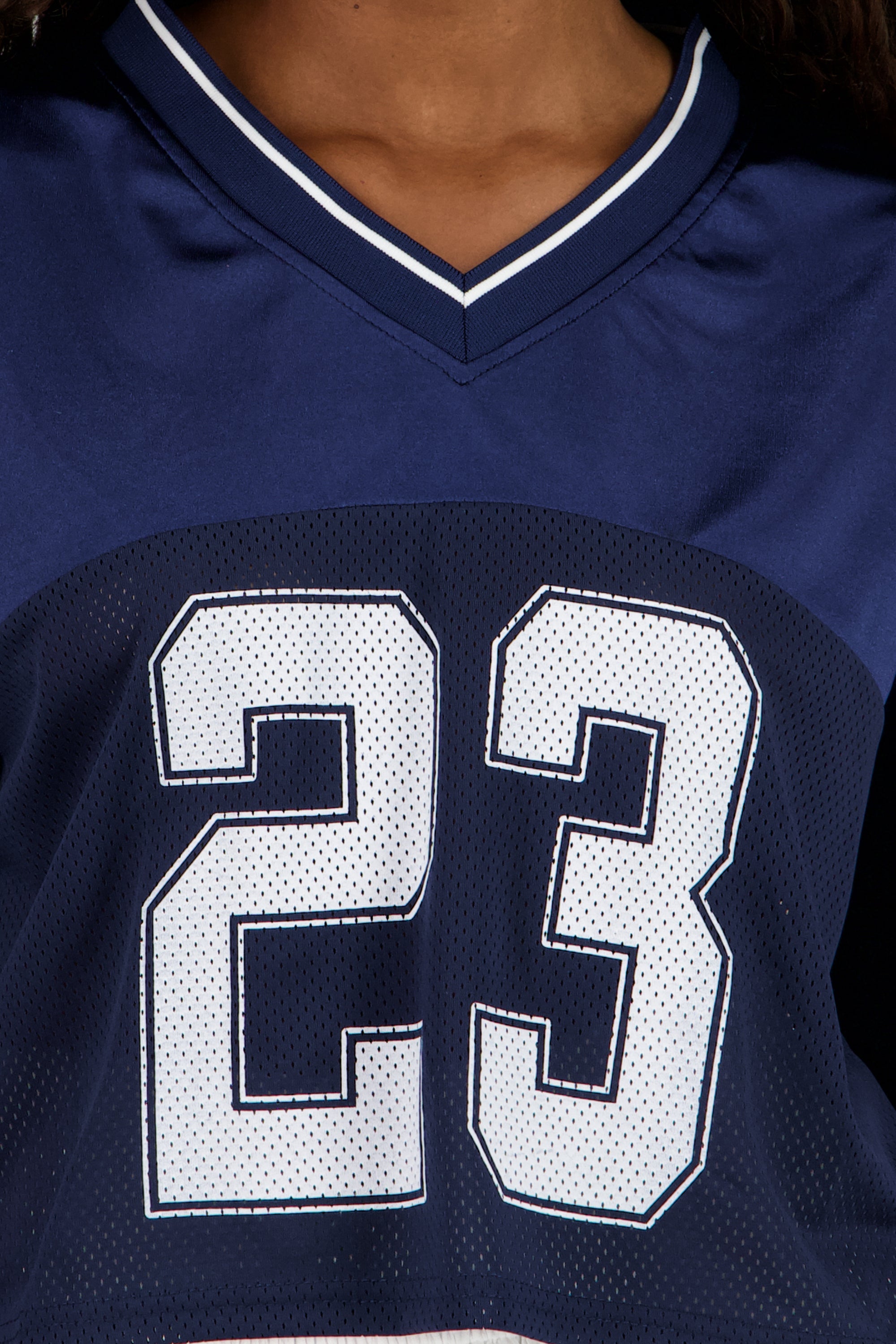 Playera tipo deportiva de manga larga MARINO COMBO