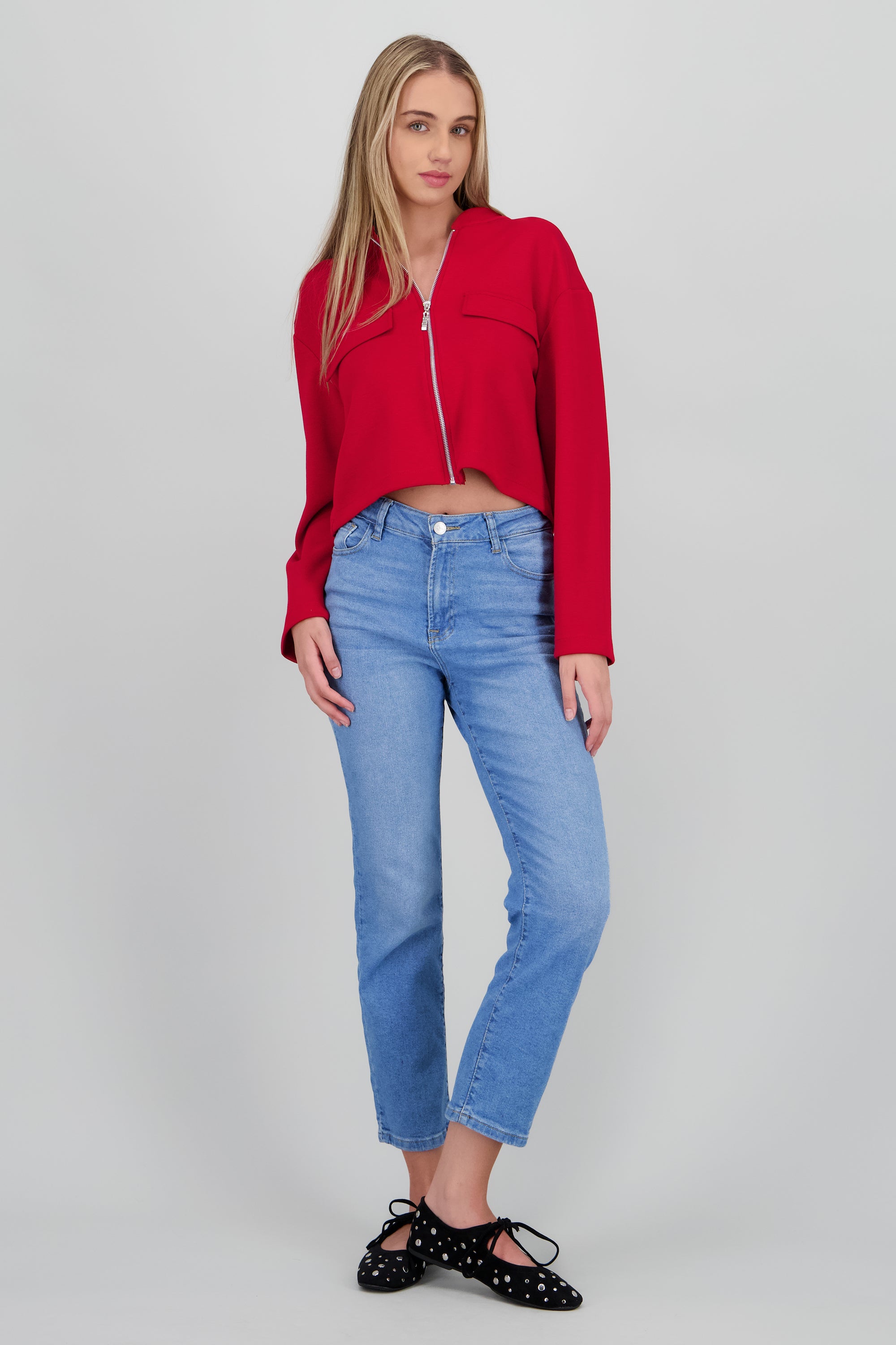 Flat gamucina studs NEGRO