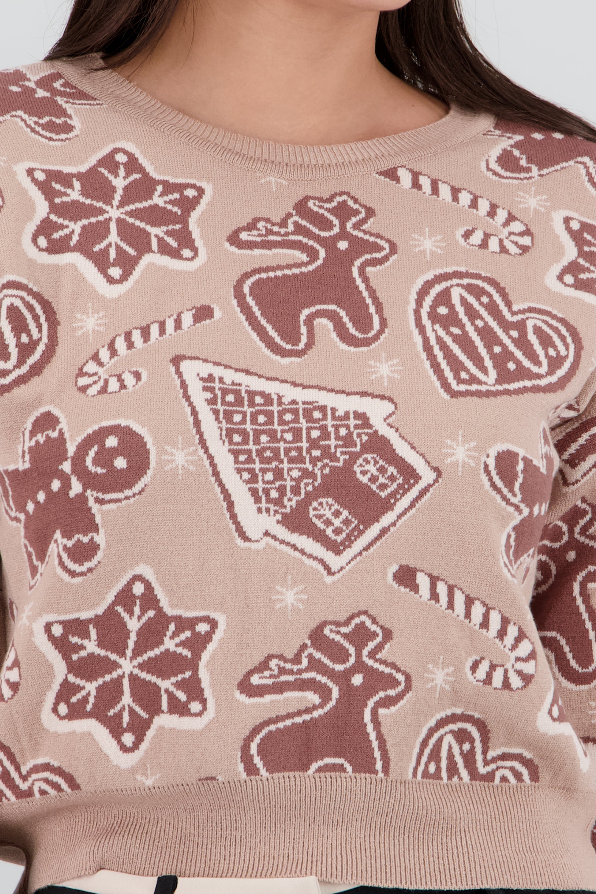 Sueter formas navideñas CAFE