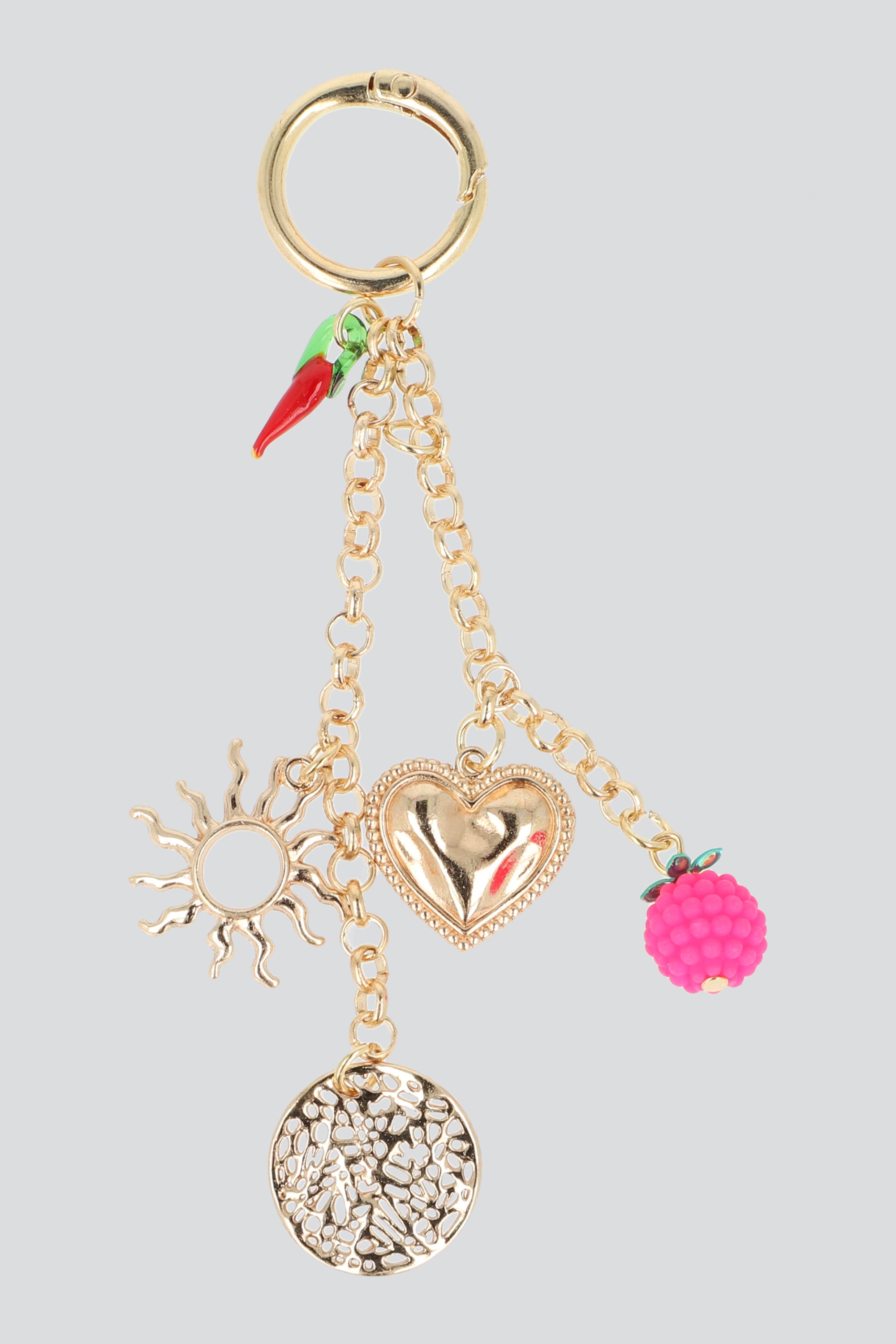 Llavero charms chile ROJO