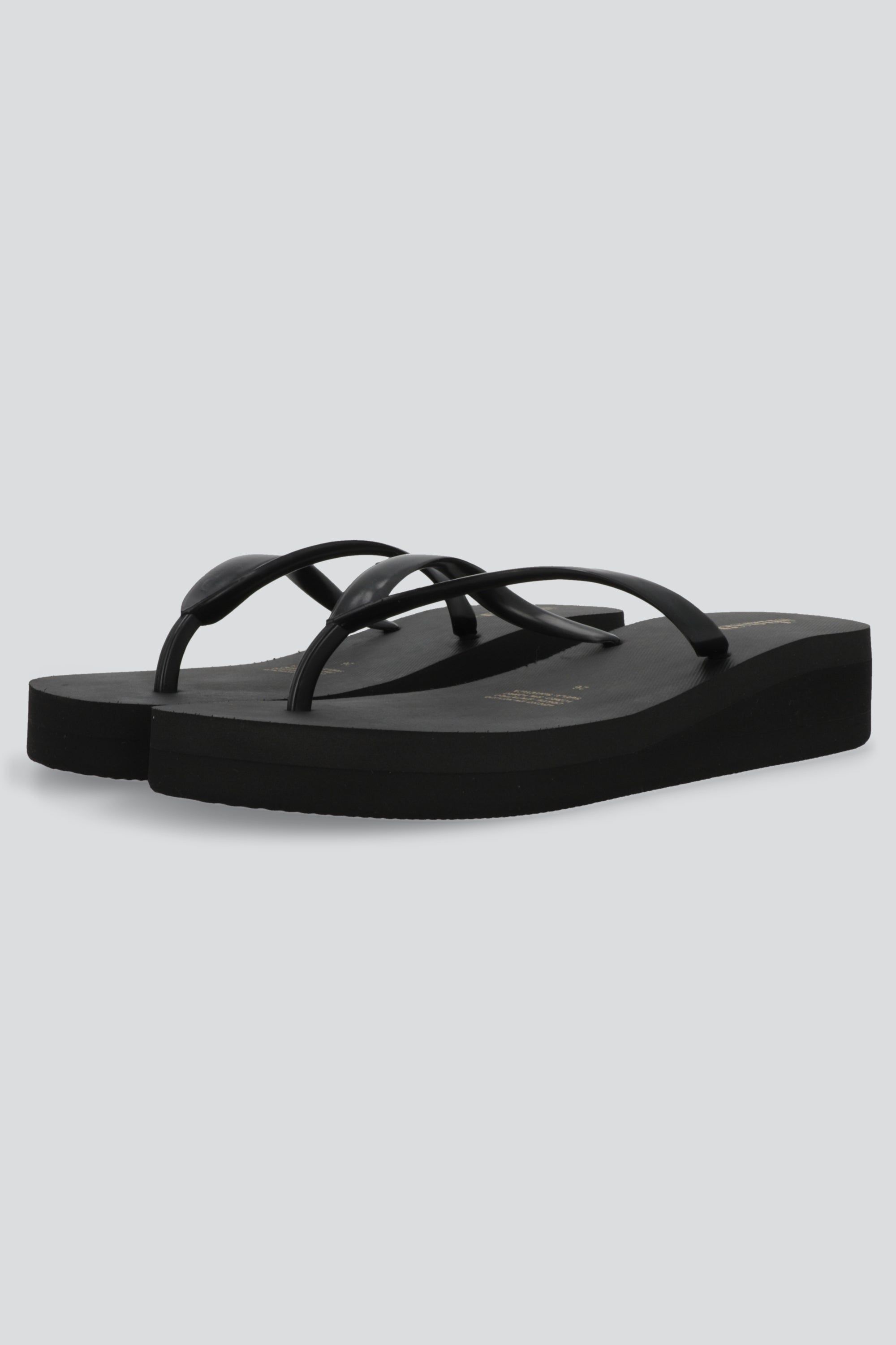 Flip flop plataforma mega NEGRO