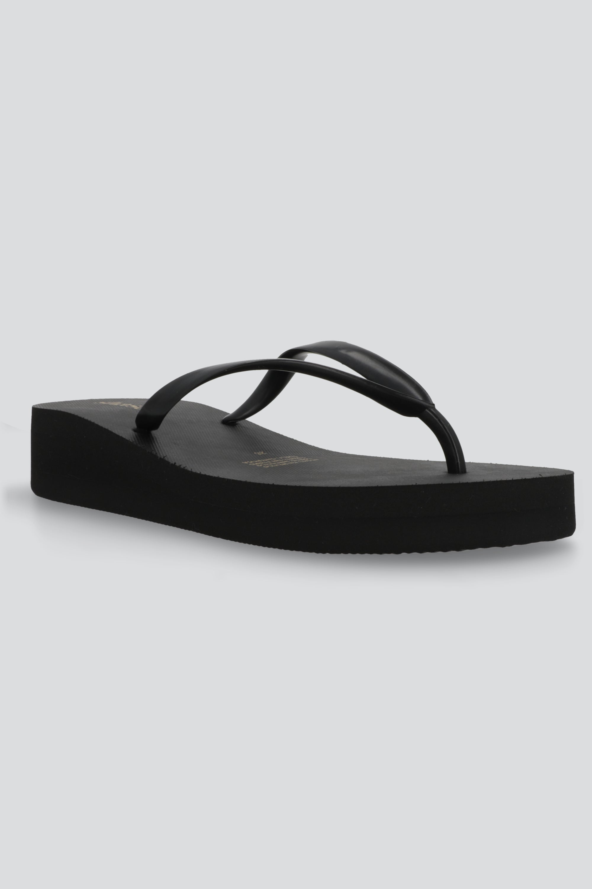 Flip flop plataforma mega NEGRO