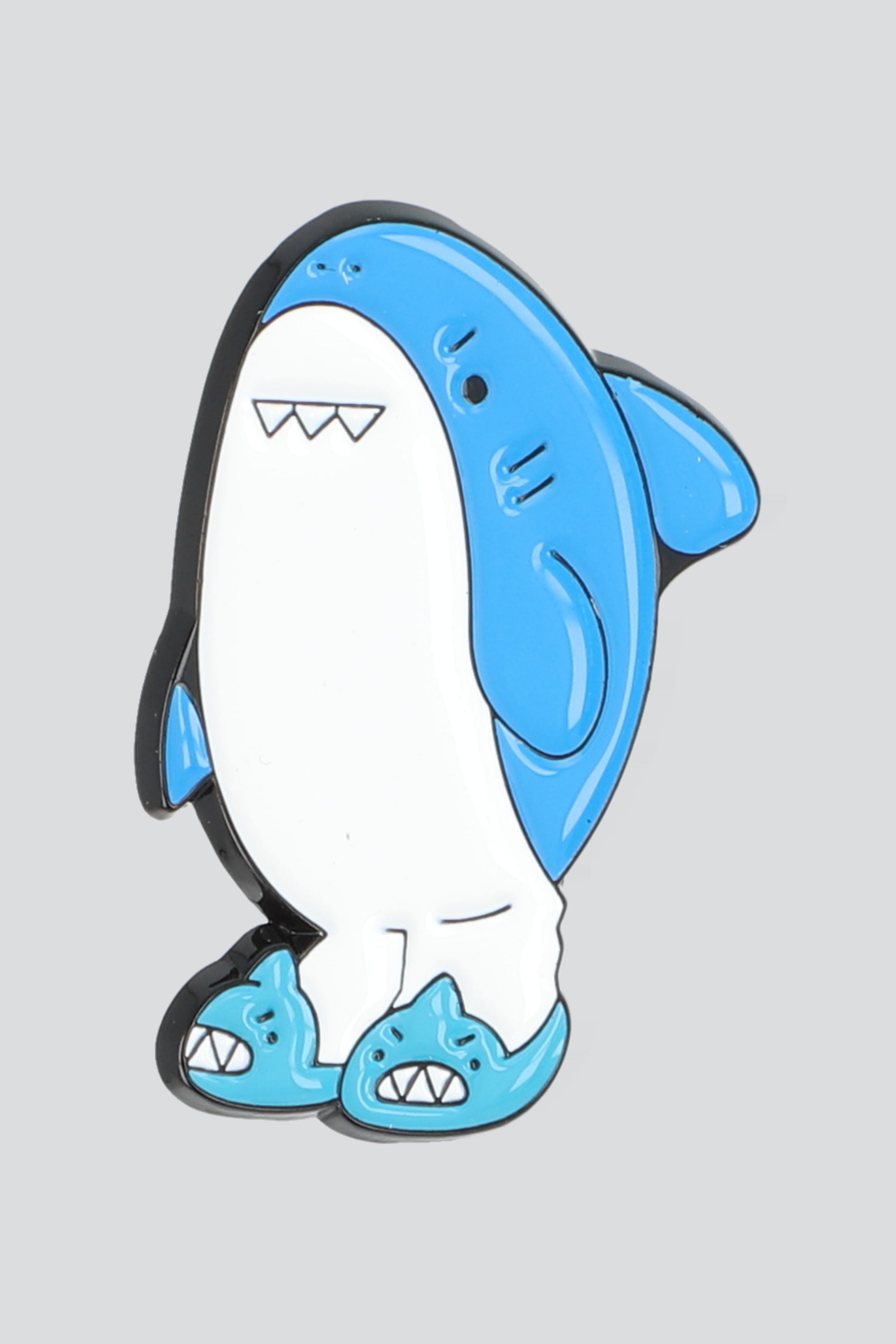 Pin tiburon pantufla tibu AZUL