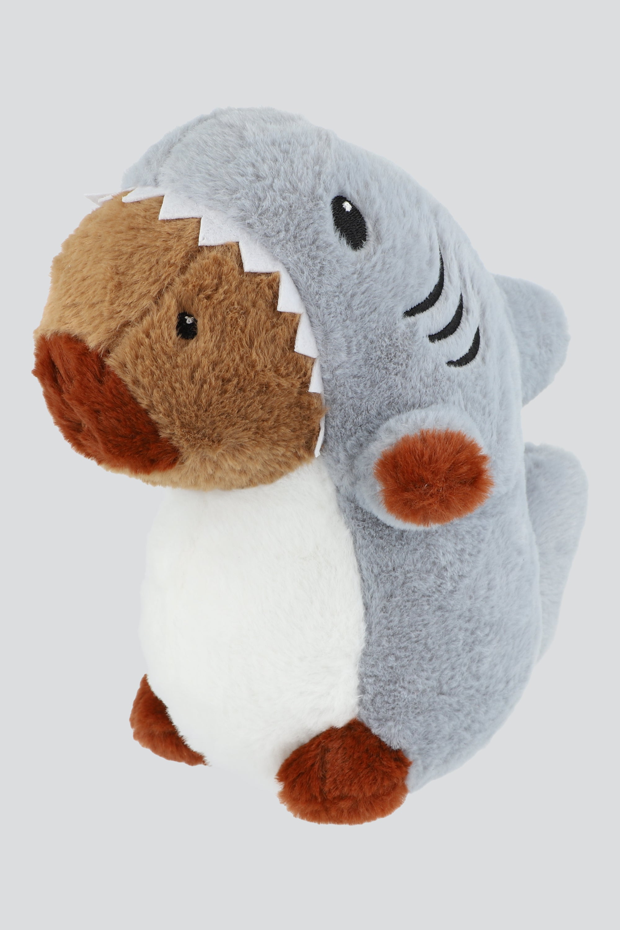 Peluche capibara tiburon GRIS