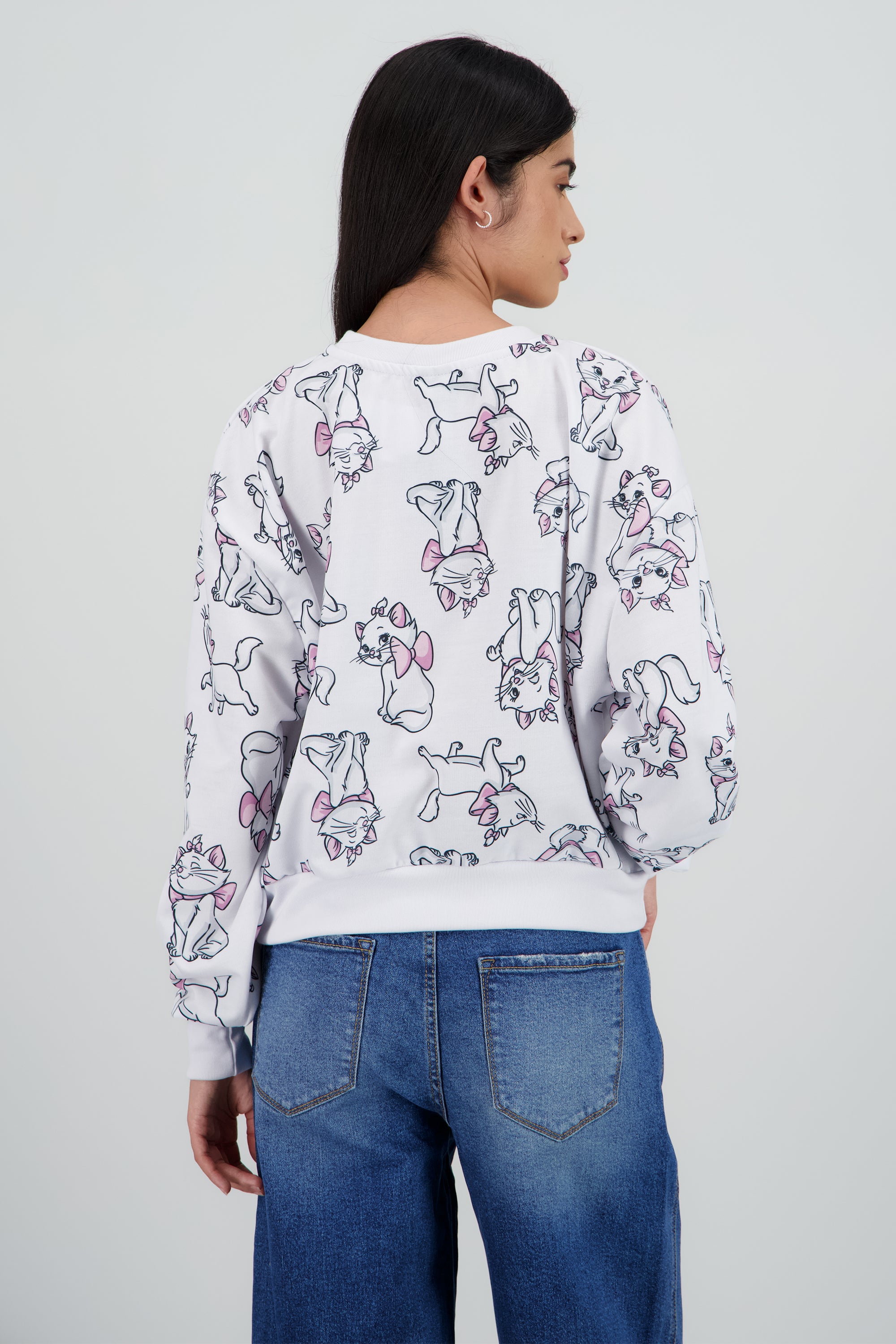 Sudadera Marie full print HUESO