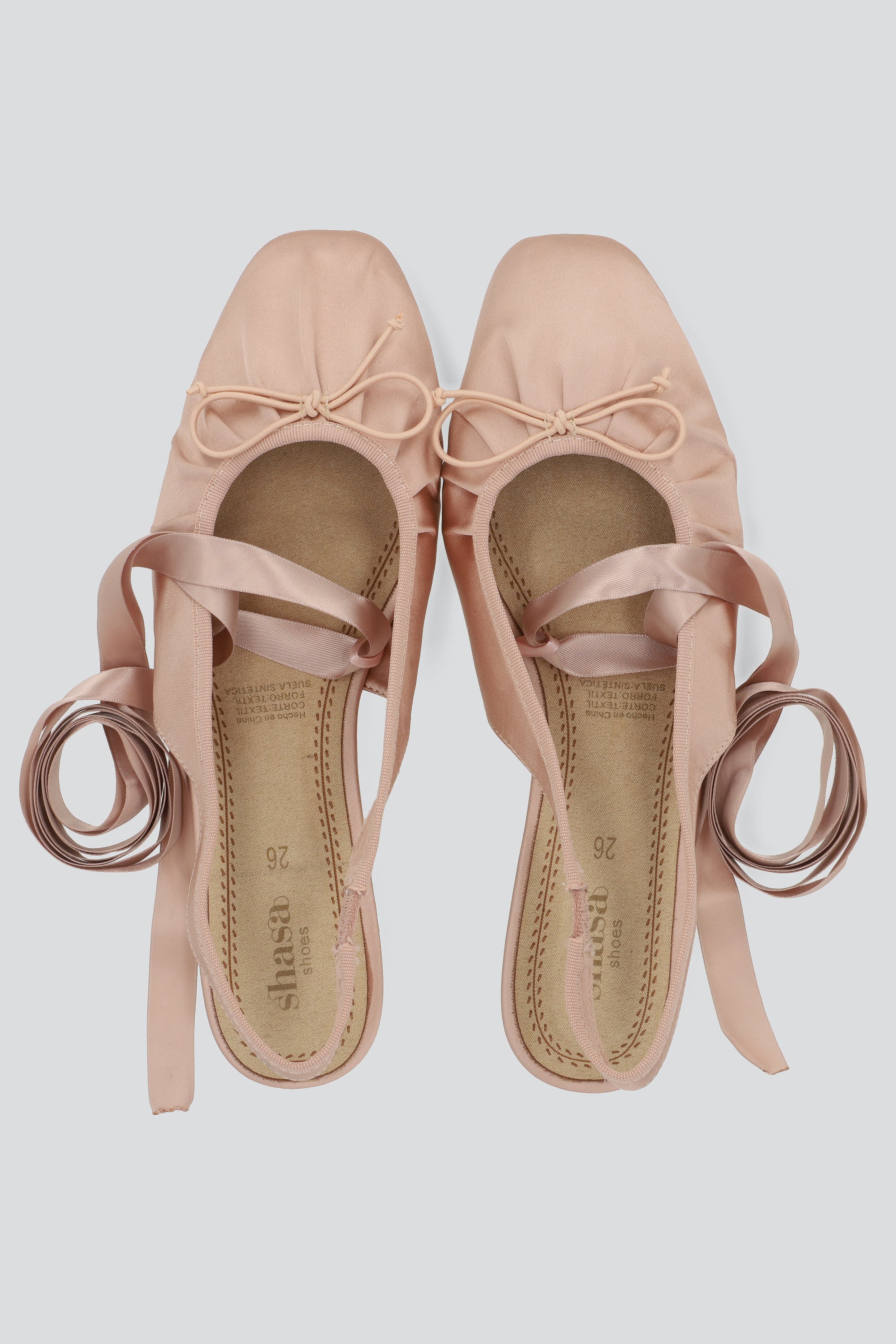Ballerina slingback listones BLUSH