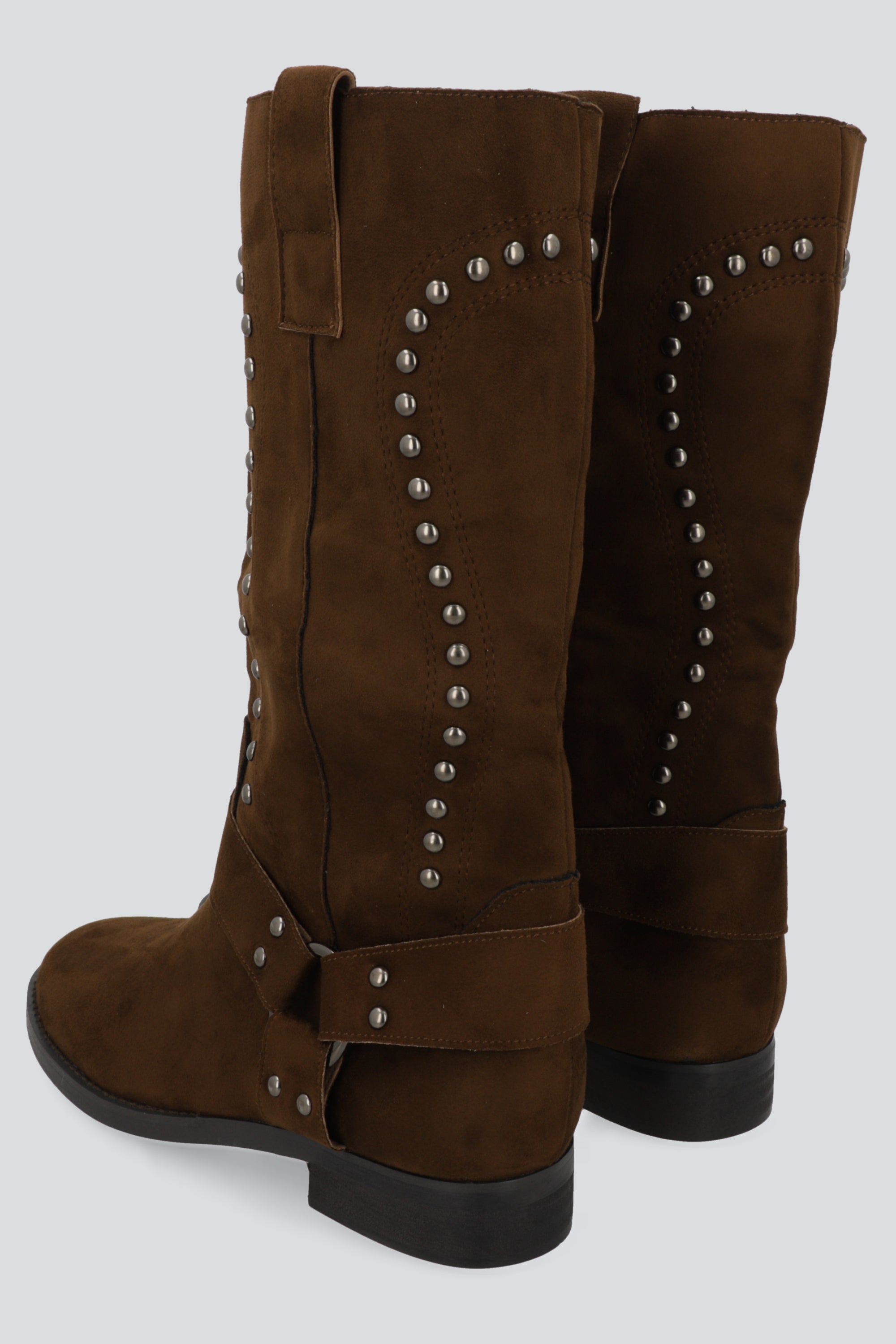 Bota riding tachuelas CAFE