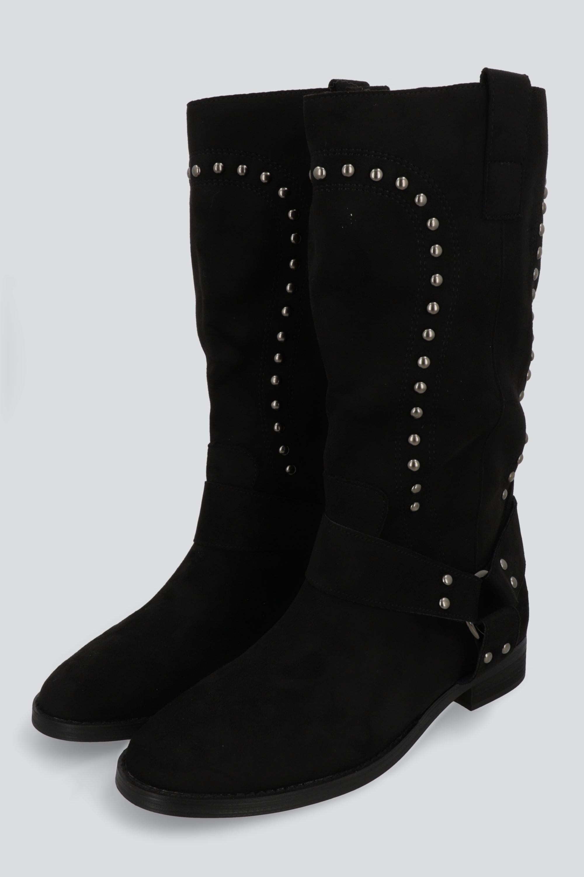 Bota riding tachuelas NEGRO