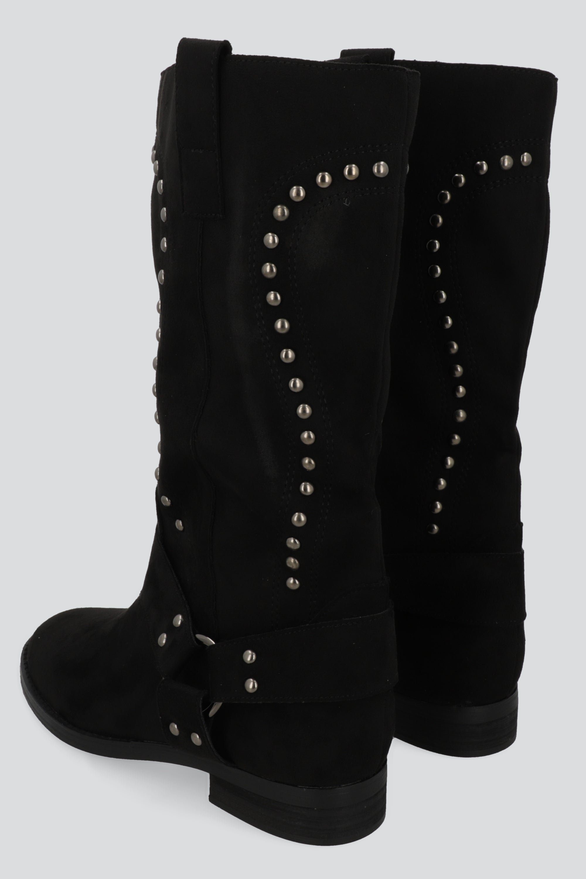 Bota riding tachuelas NEGRO