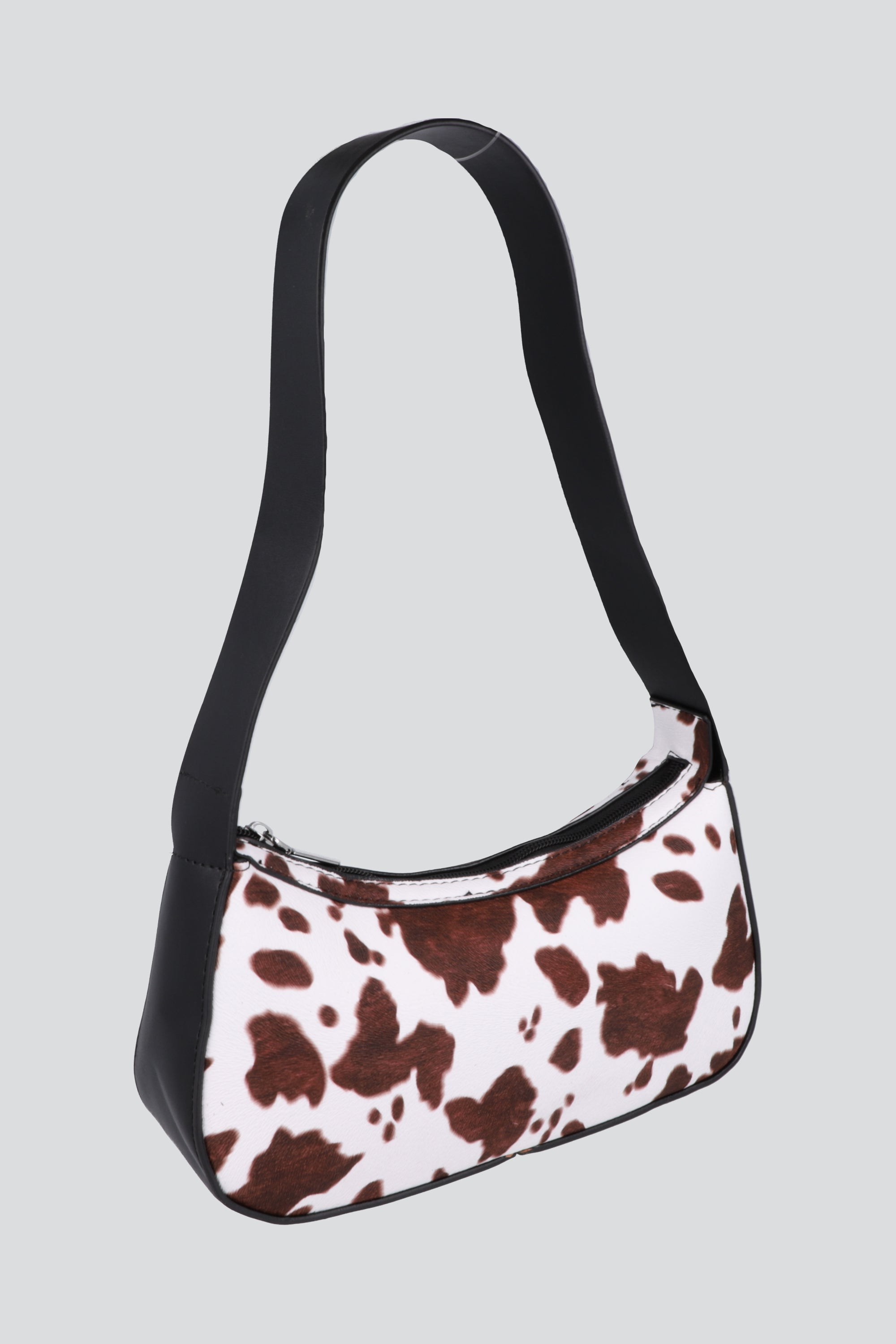 Bolsa Shoulder Cow Print CAFE