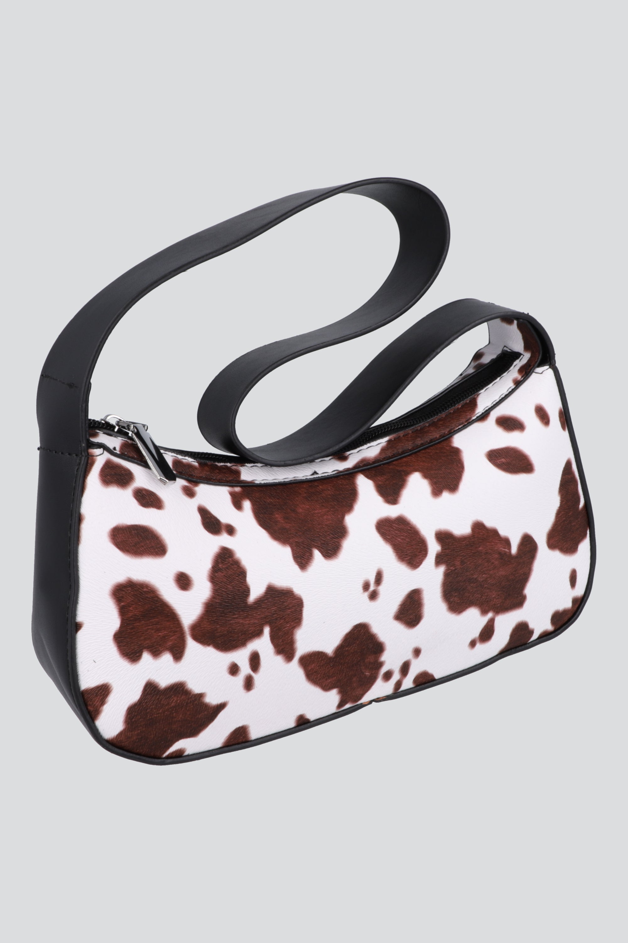 Bolsa Shoulder Cow Print CAFE