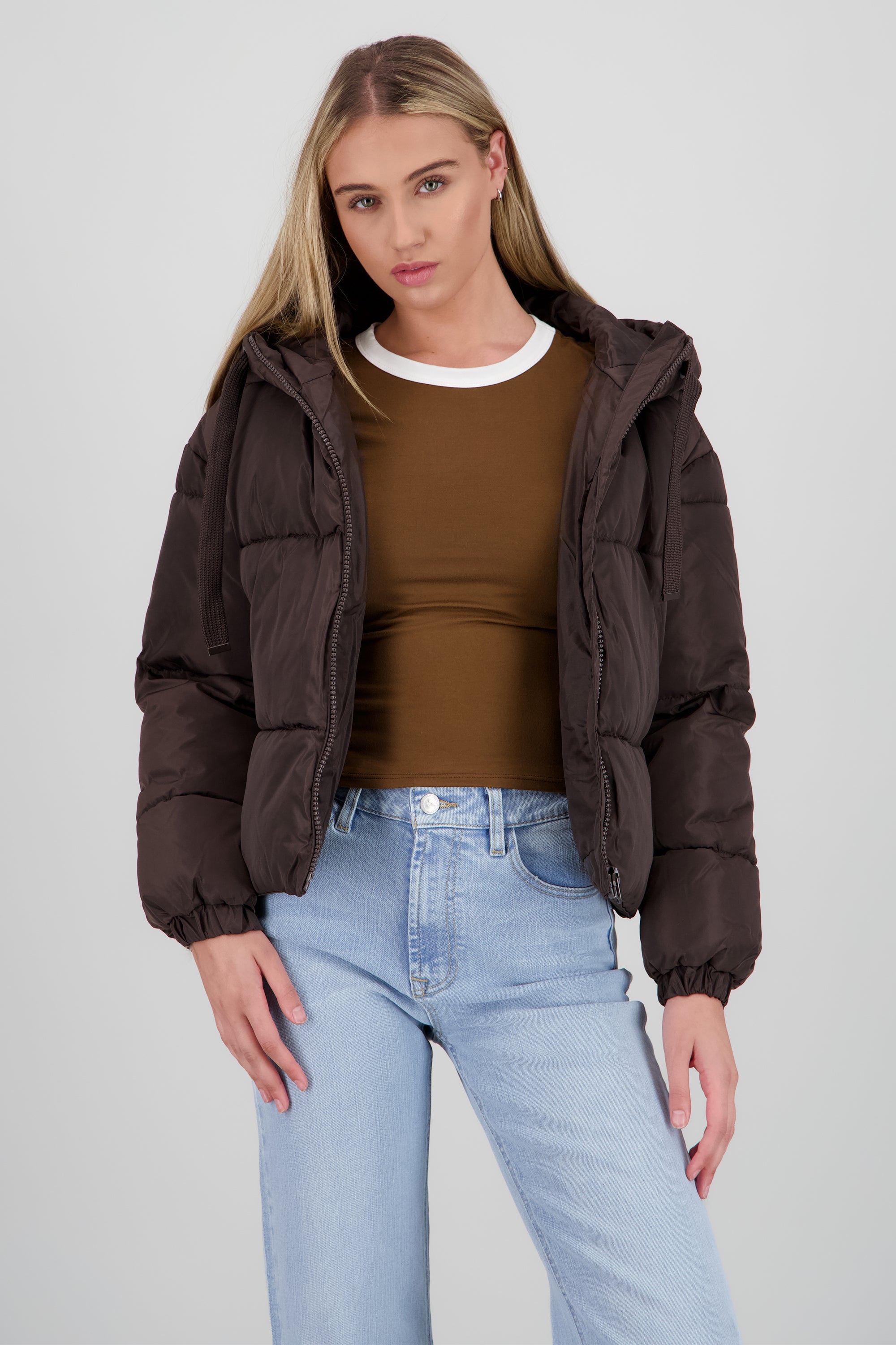 CHAMARRA LISA GORRO JARETA CHOCOLATE