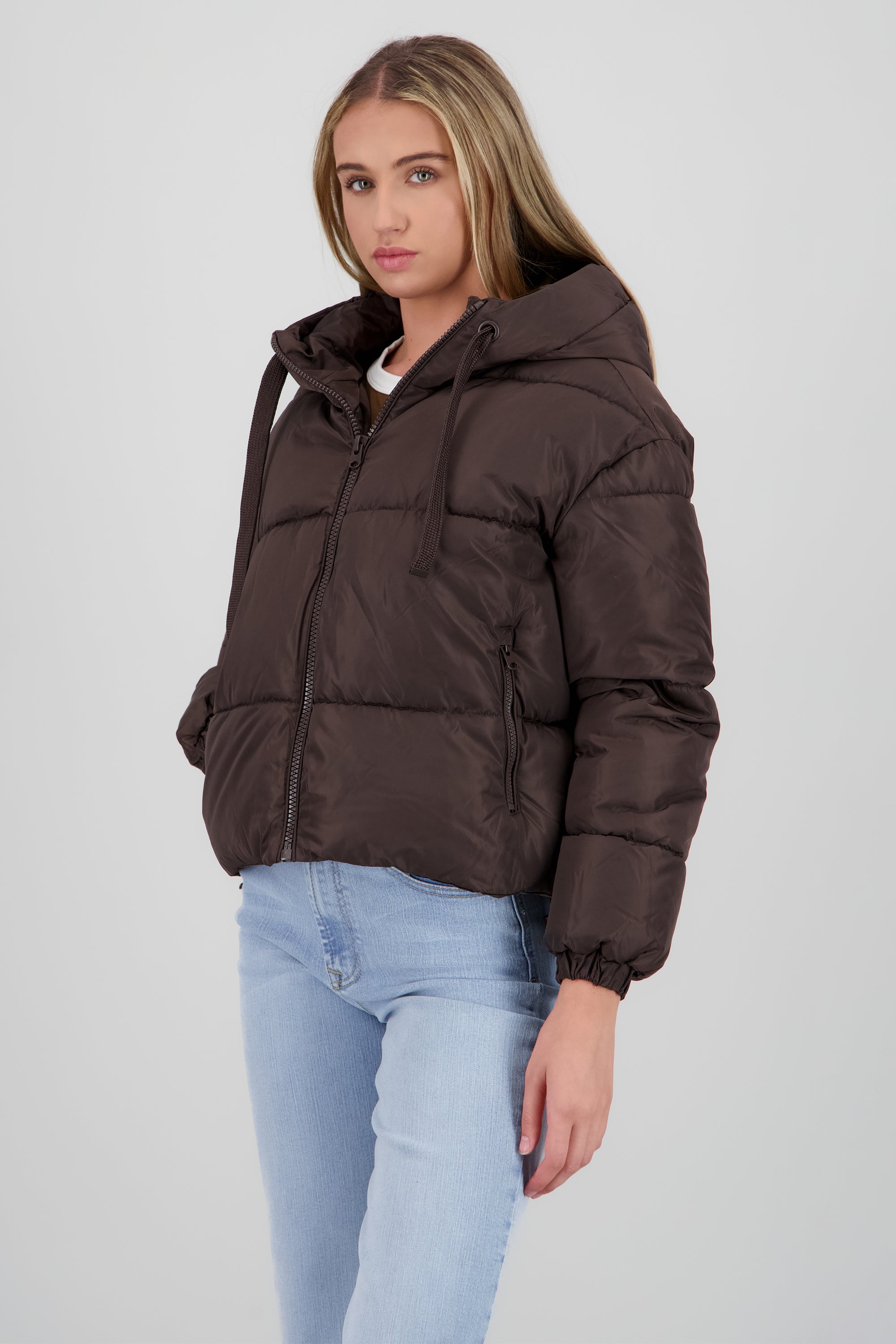 CHAMARRA LISA GORRO JARETA CHOCOLATE