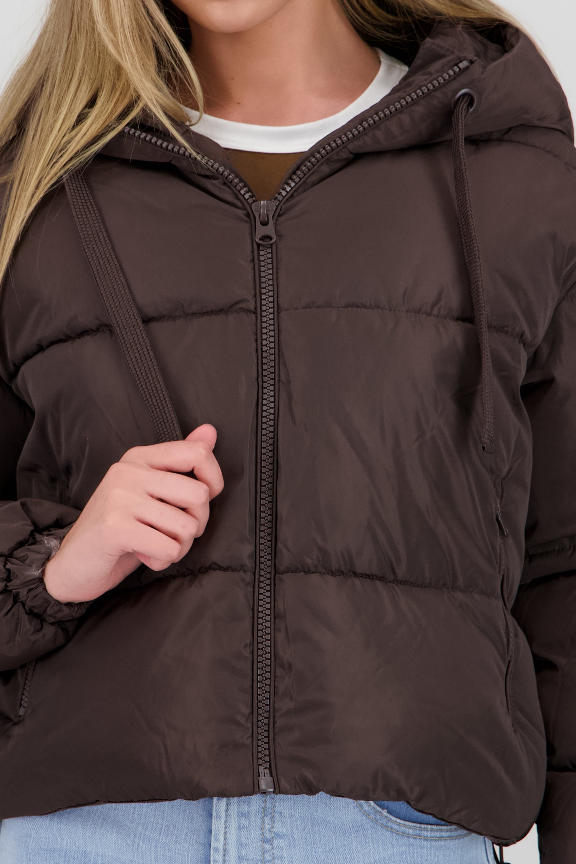 CHAMARRA LISA GORRO JARETA CHOCOLATE