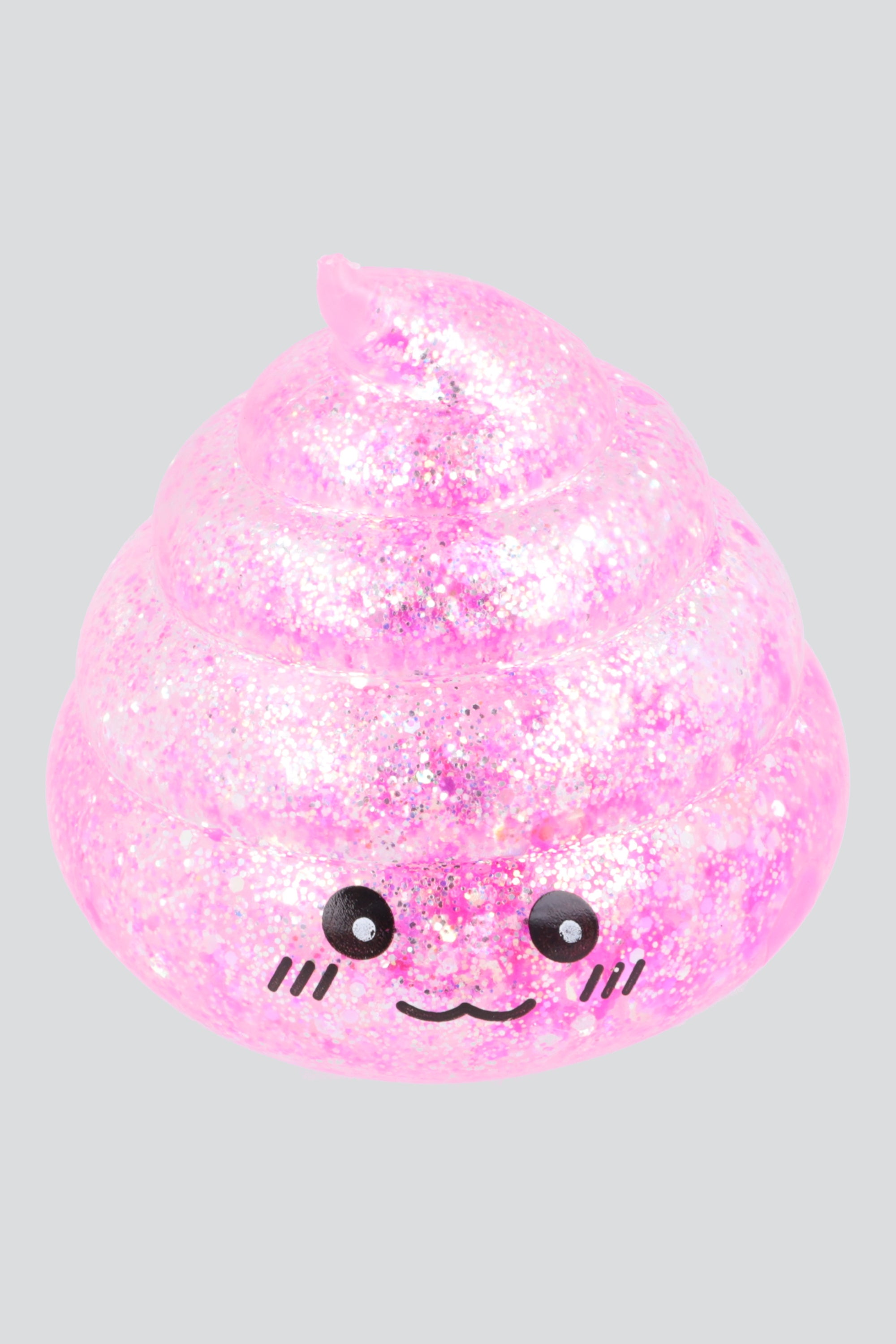 Squishy Glitter Poop ROSA
