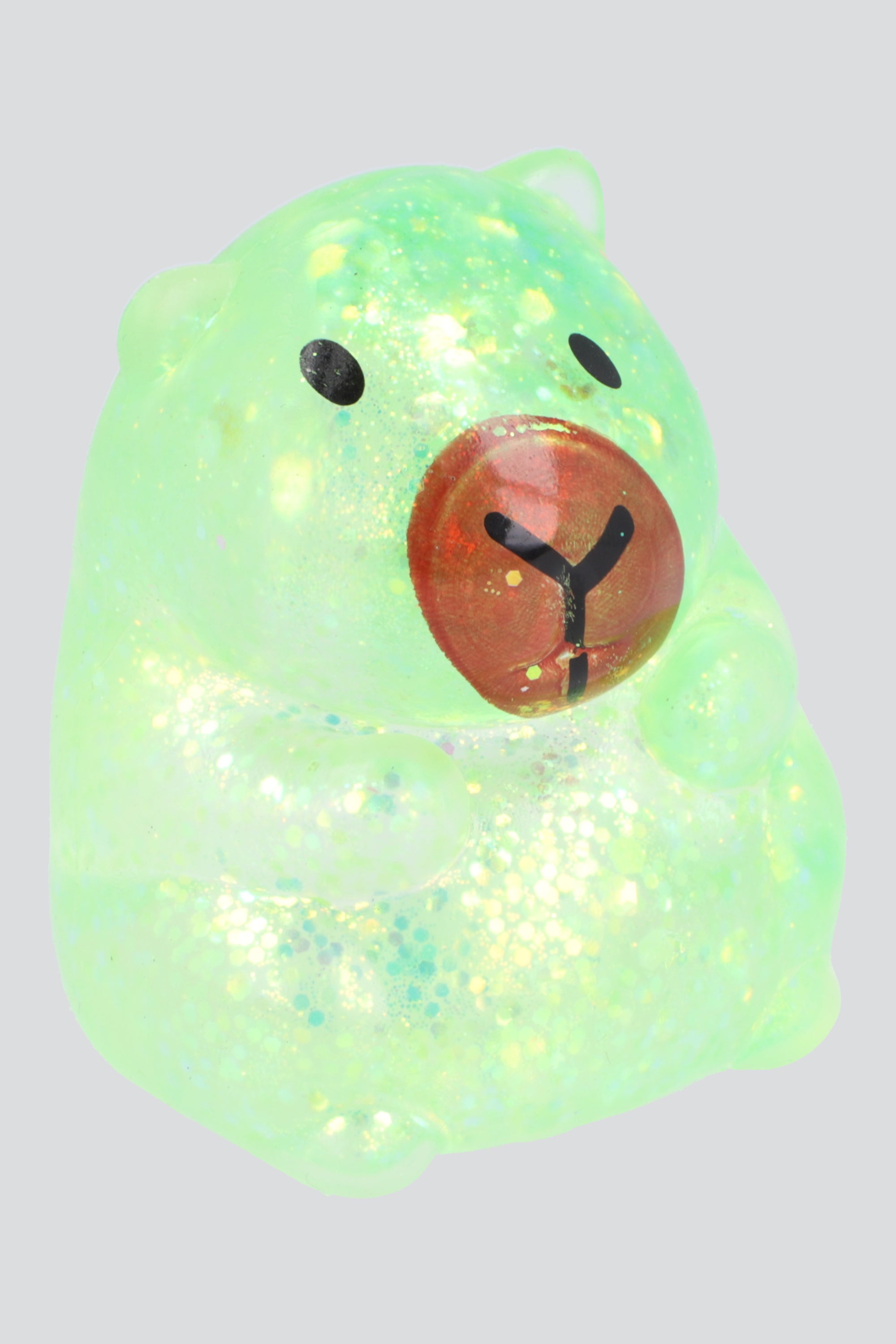Squishy Capibara Glitter VERDE