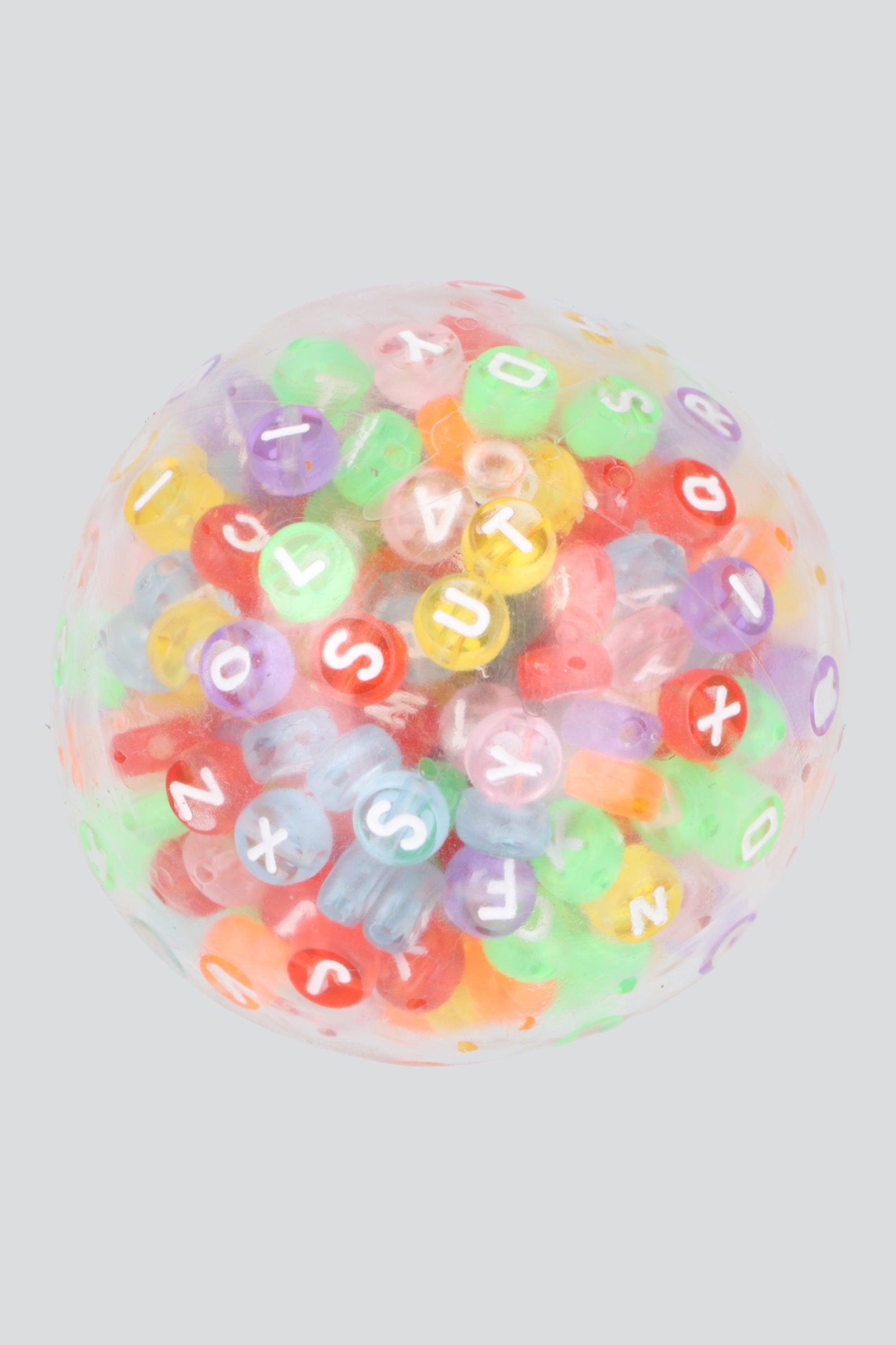 Squishy Cuentas Letras MULTICOLOR