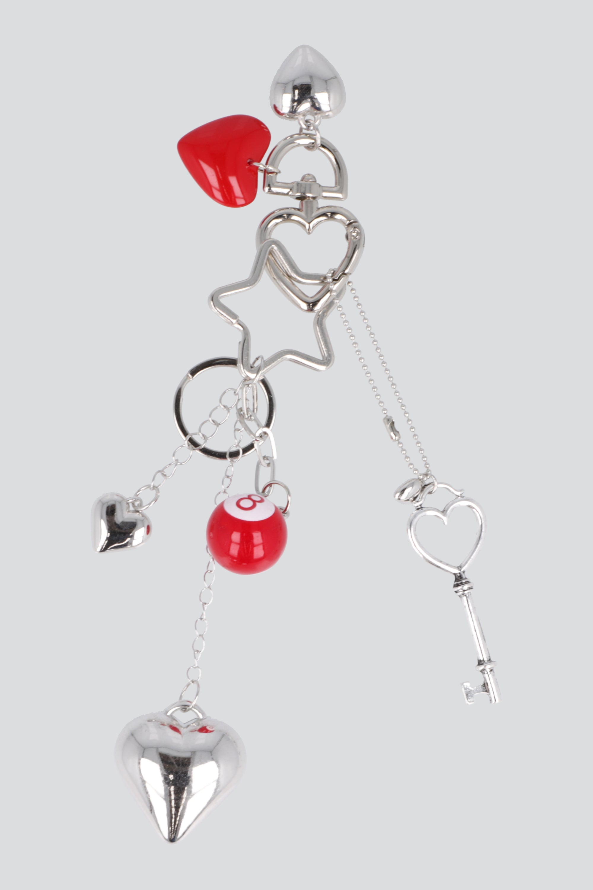 Llavero Multicharm Llave ROJO