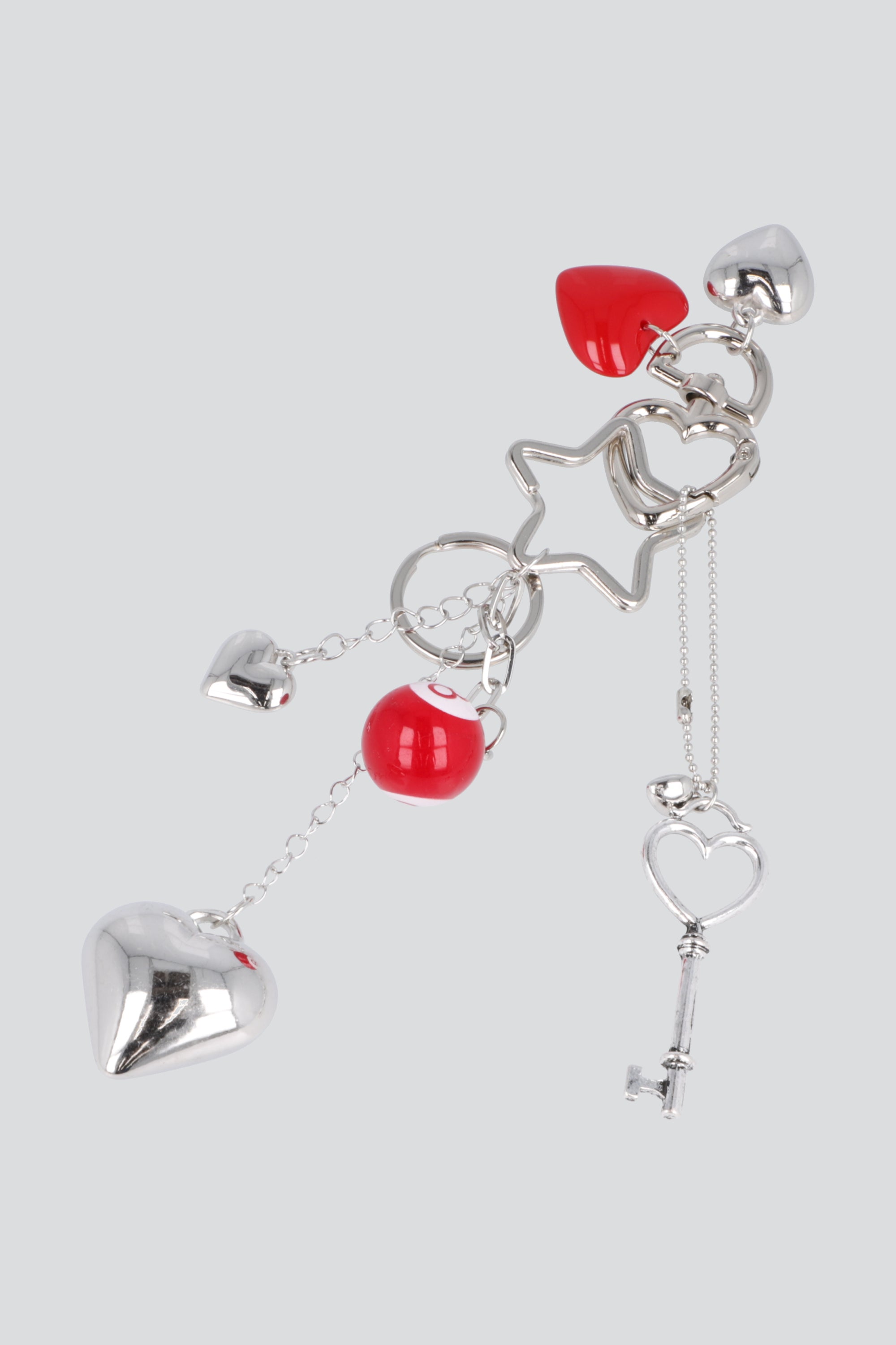 Llavero Multicharm Llave ROJO