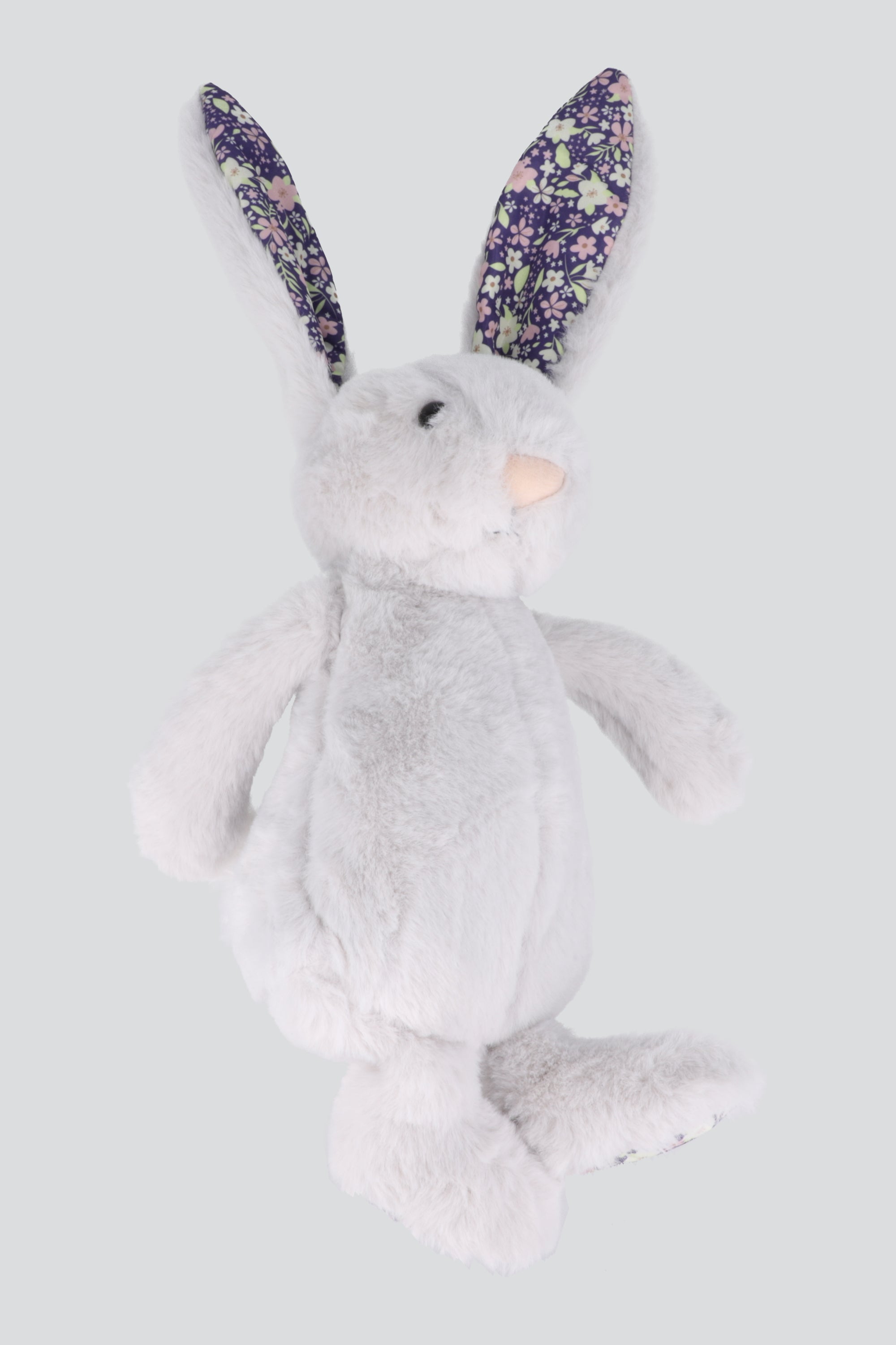 Peluche conejito print orejas GRIS