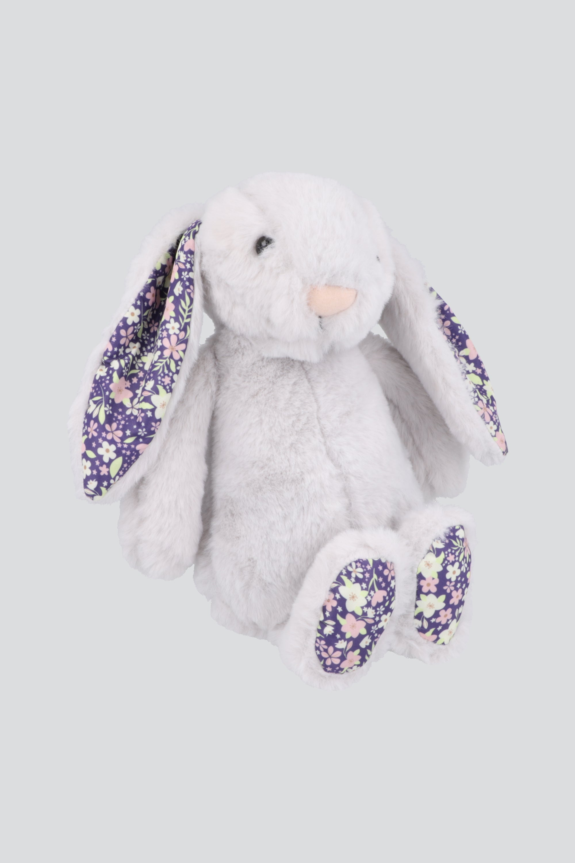 Peluche conejito print orejas GRIS