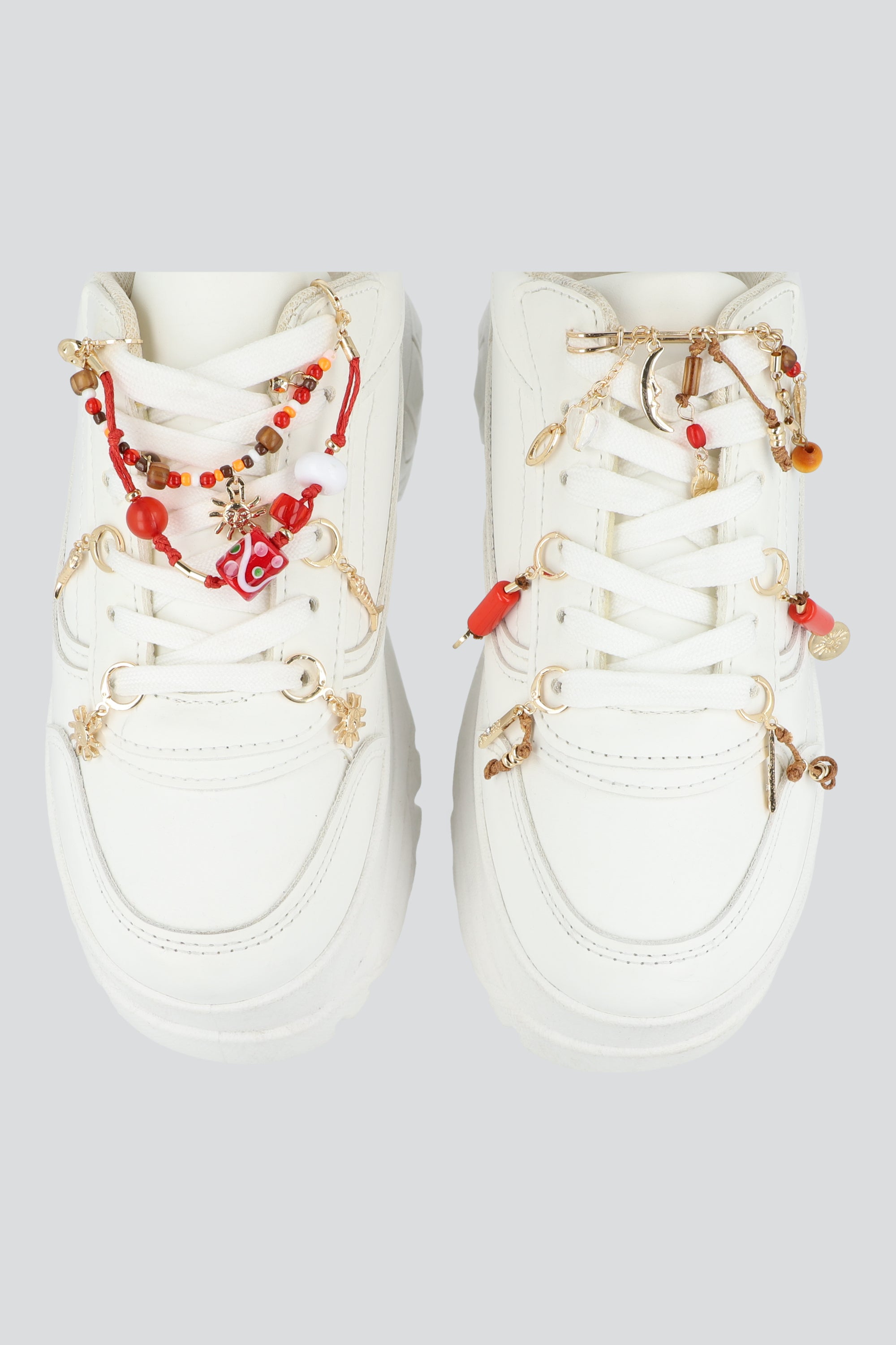 Shoe Set Multicharms Pez ROJO