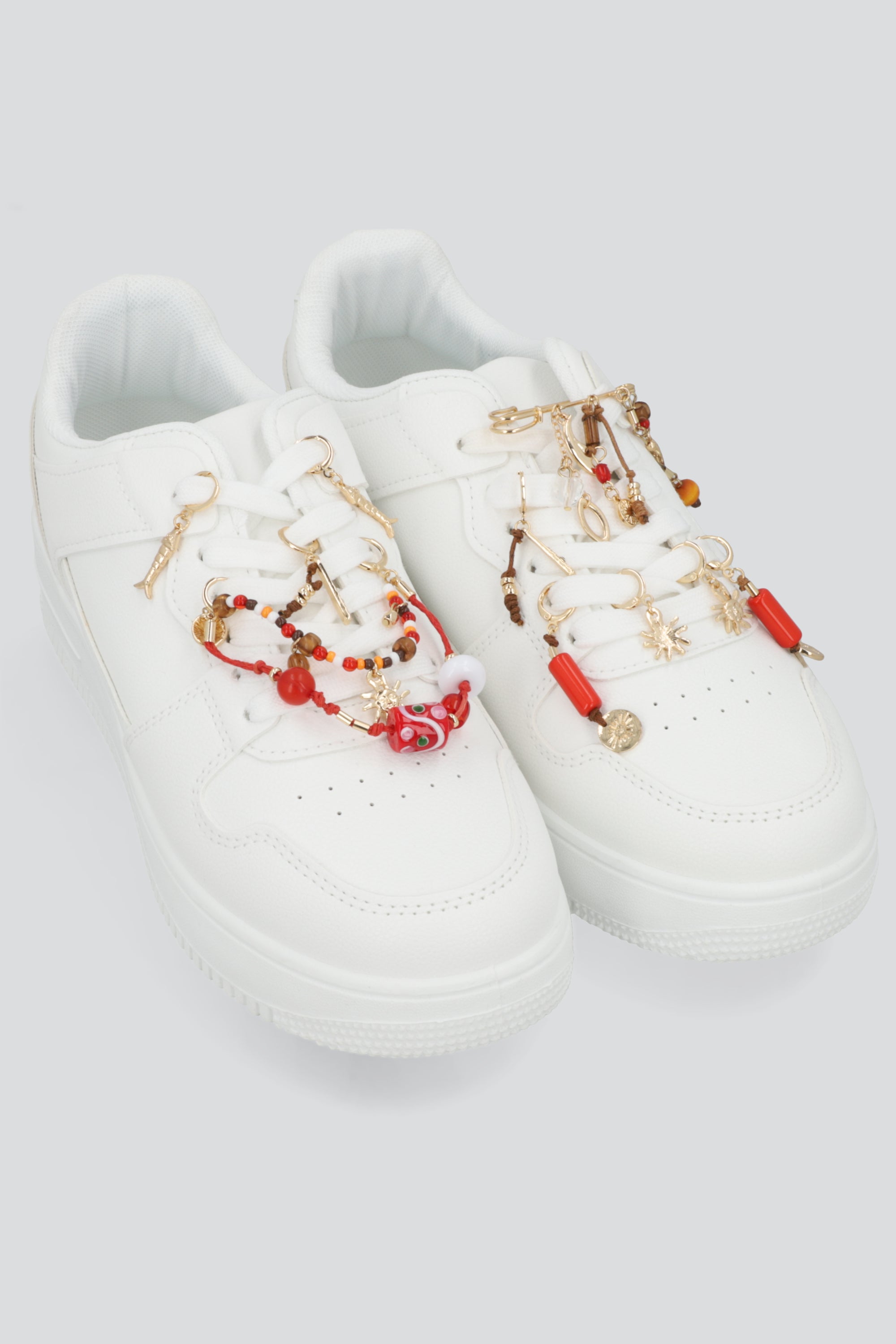 Shoe Set Multicharms Pez ROJO