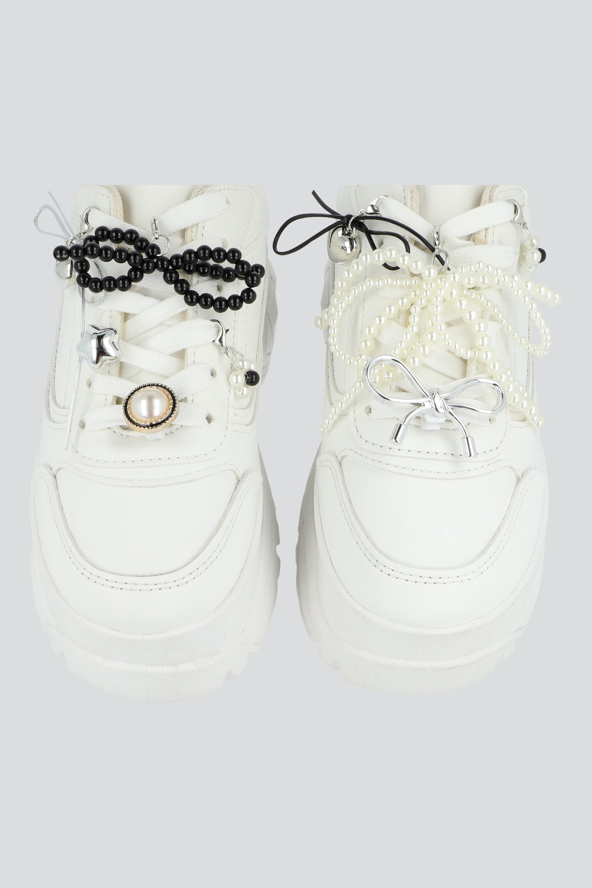 Shoe Multicharms Moño Perlas NEGRO